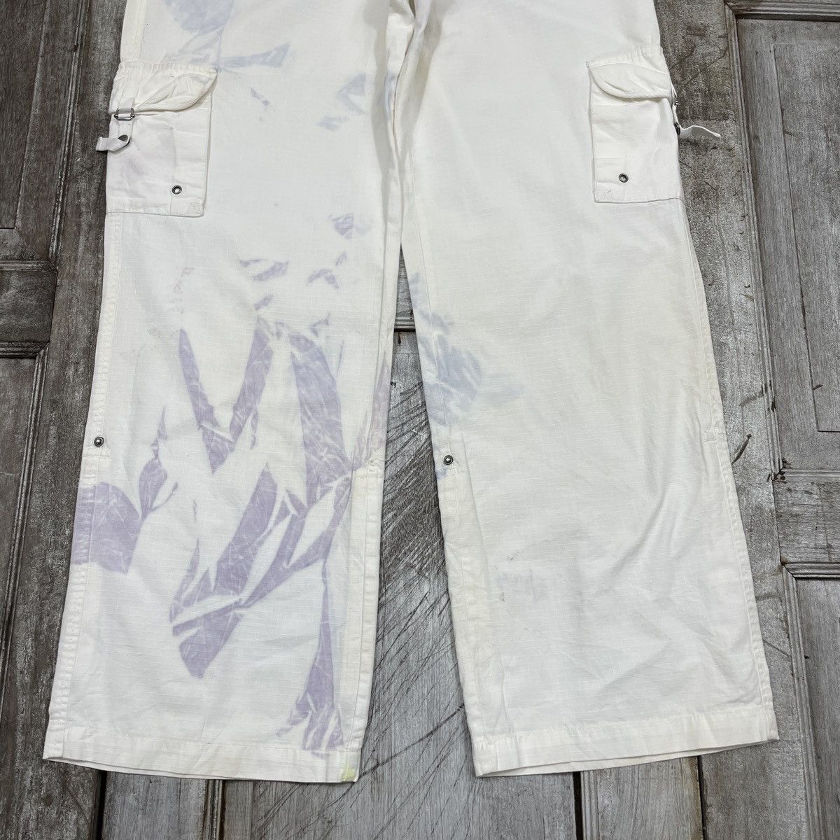 Vintage New York Company Vintage Y2K Baggy Wide Leg Faded Pants Size US 33 - 3 Thumbnail