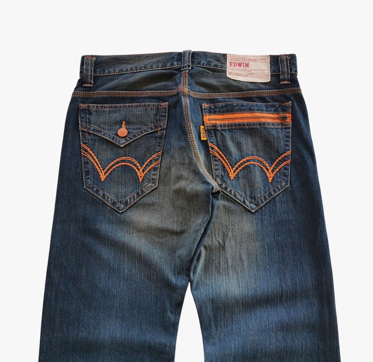 Edwin Vintage Edwin 403 XVS Earthy Mud Wash Loose Denim Jean Size US 36 / EU 52 - 2 Thumbnail