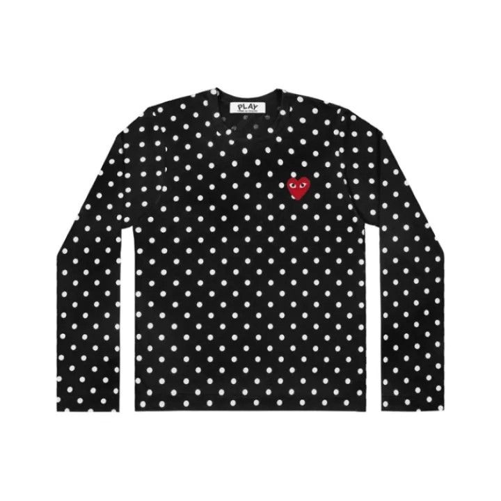 Comme des Garcons Comme des Garçons PLAY Polka Dot T-Shirt for Women 0079 Size M / US 6-8 / IT 42-44 - 1 Thumbnail