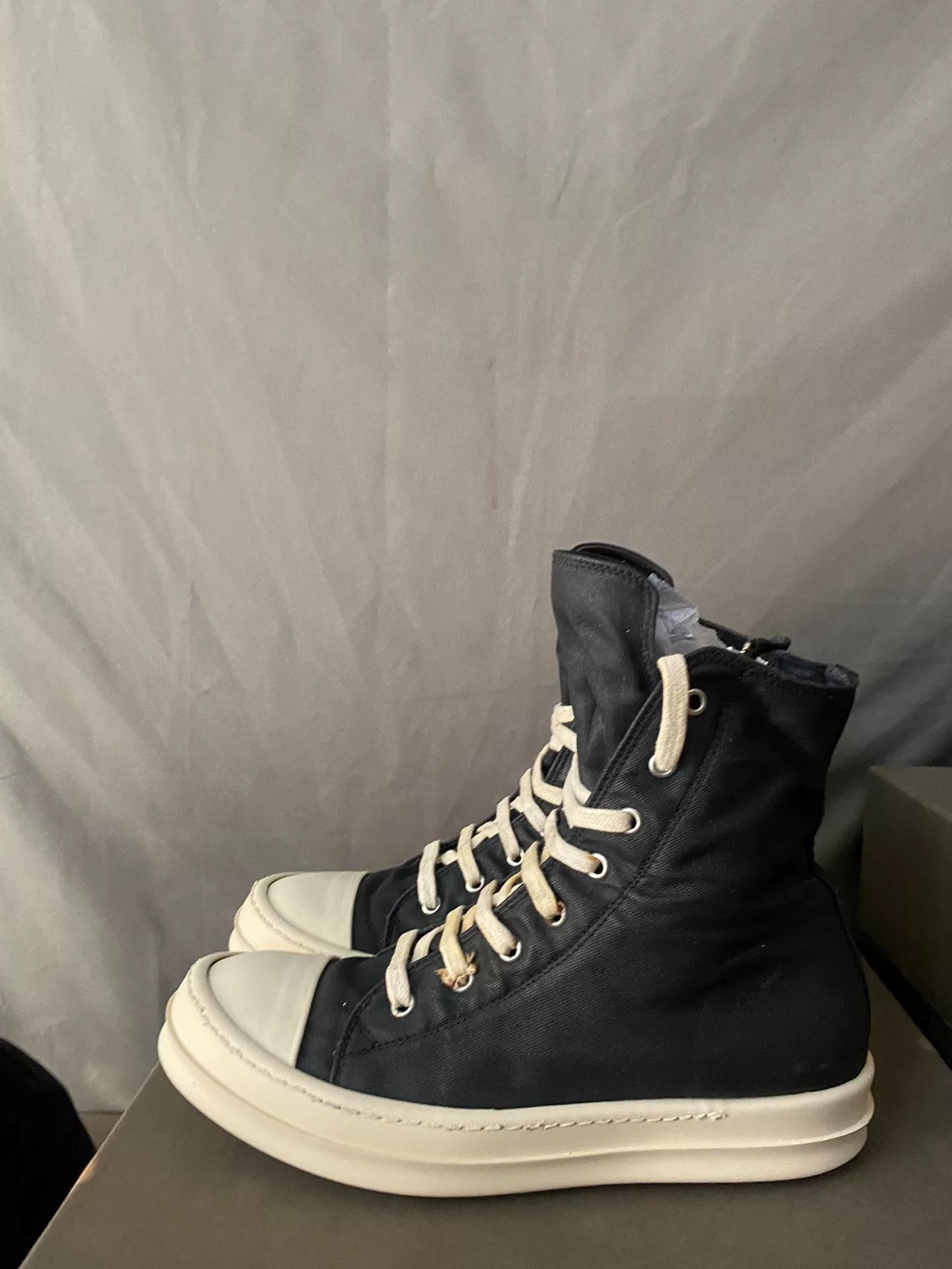 Rick Owens rick owens high top sneakers size 40 Size US 7 / EU 40 - 1 Thumbnail