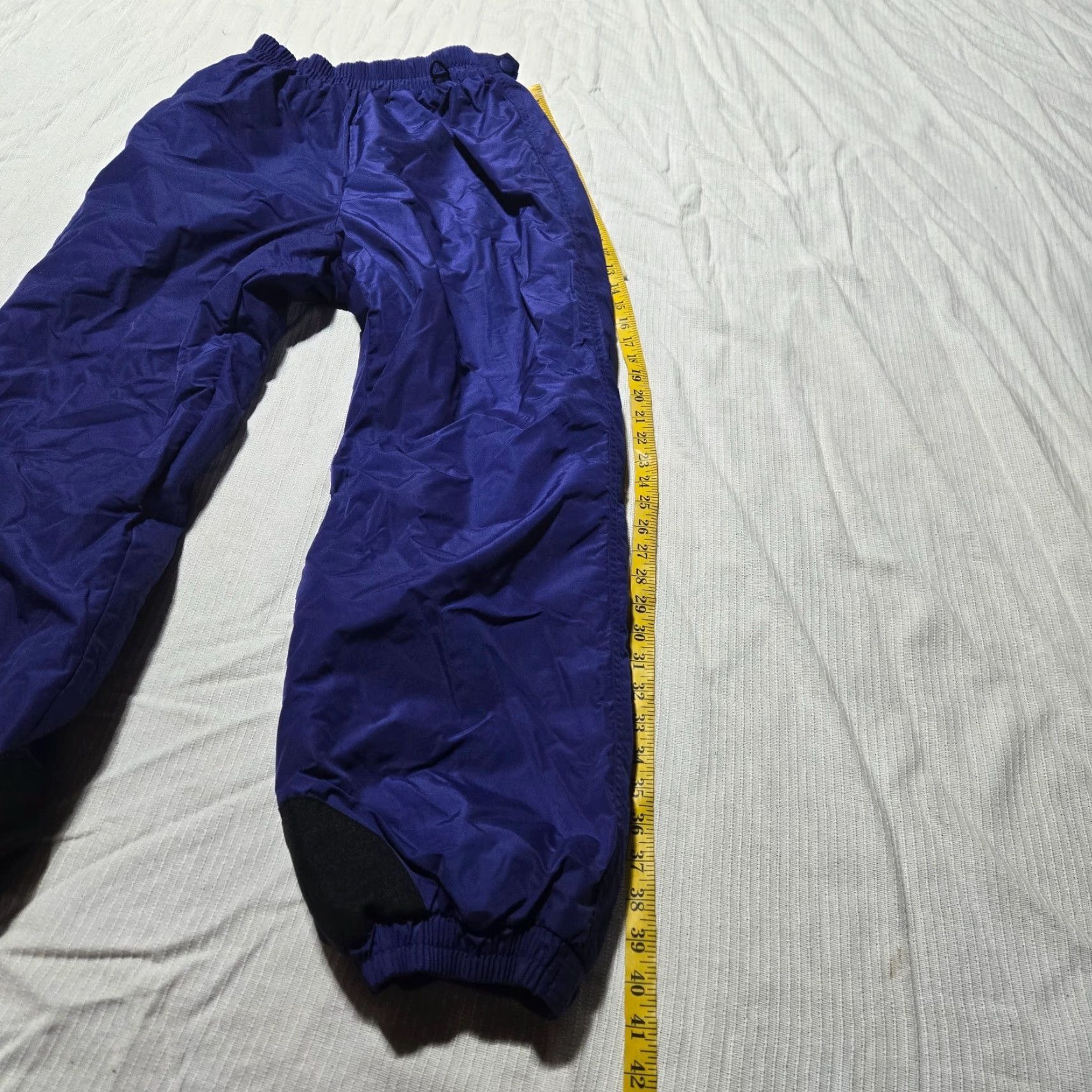 Vintage Columbia Jogger Pants - Women's Activewear - Blue - Medium - Elastic Waist, High Rise, Skinny Leg - Regular Fit - 26in Inseam Size 32" / US 10 / IT 46 - 5 Thumbnail