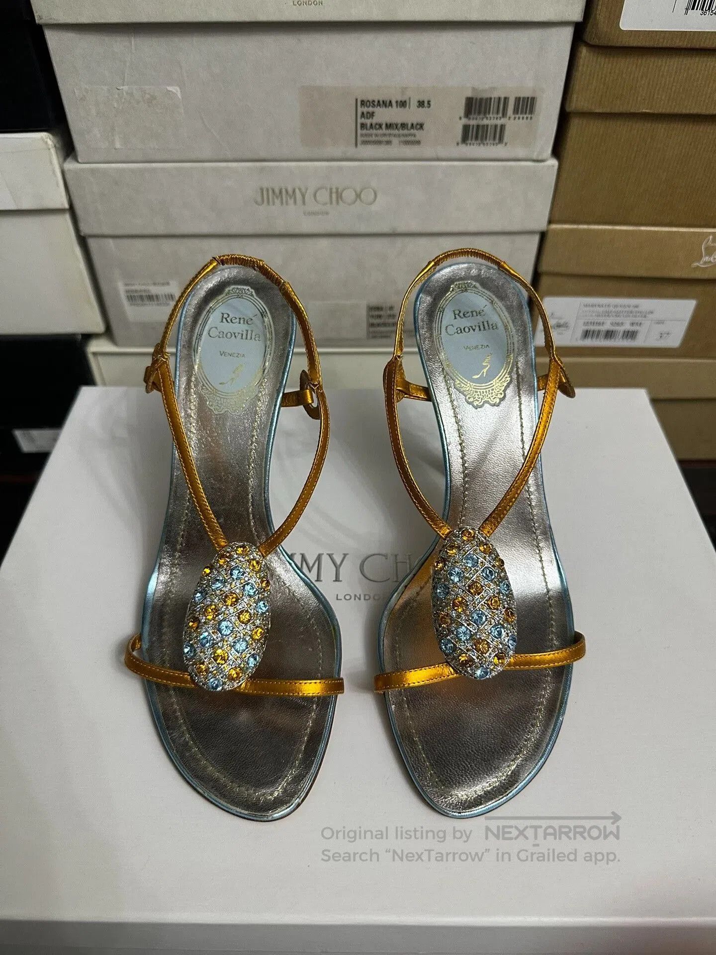 Rene Caovilla Rene Caovilla High-Heel Sandals. Size US 7 / IT 37 - 1 Thumbnail