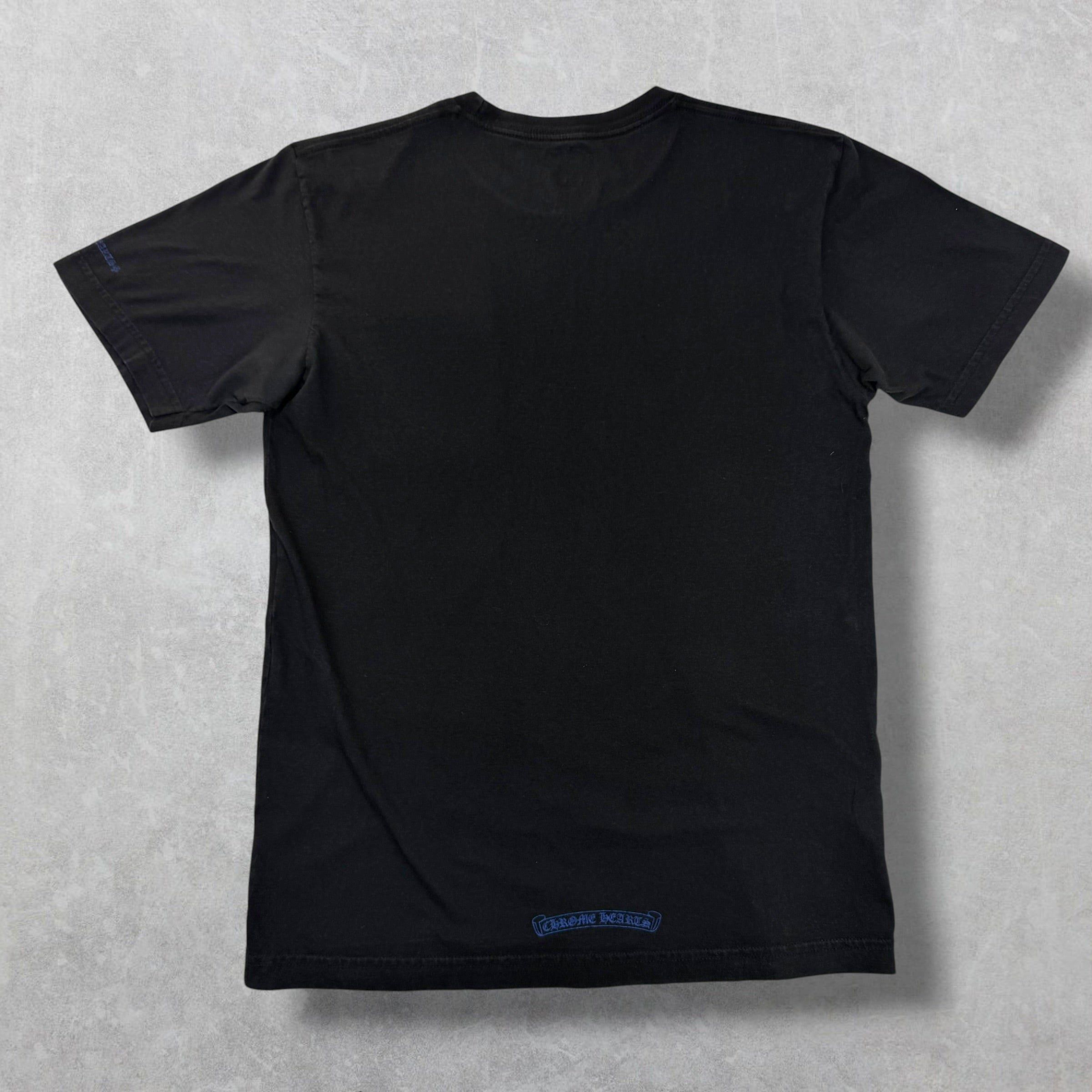 Chrome Hearts Chrome Hearts Blue Neck Logo Tee M Size US M / EU 48-50 / 2 - 2 Thumbnail