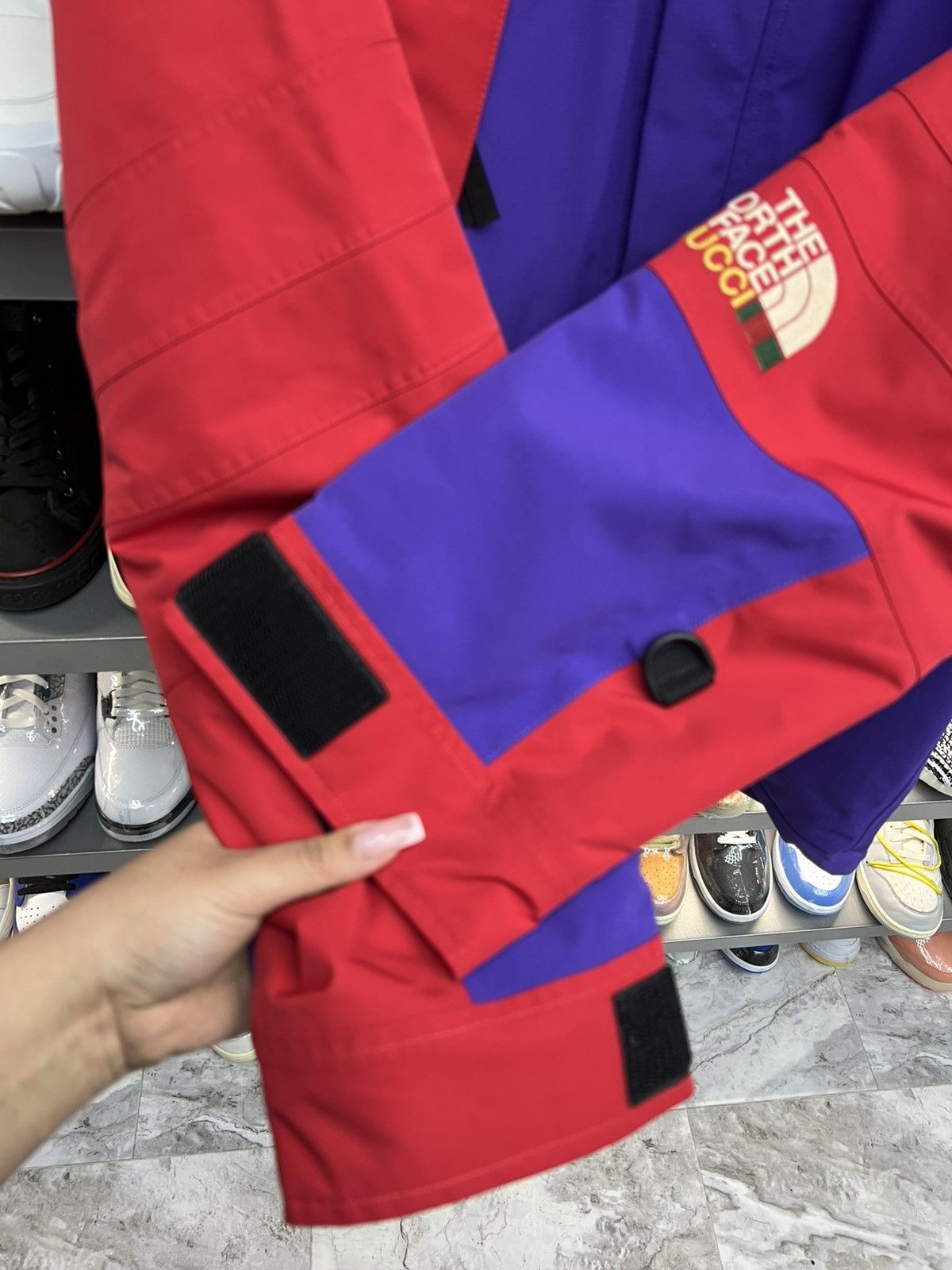 Gucci Gucci x Northface Red/Purple Windbreaker Size US M / EU 48-50 / 2 - 3 Thumbnail