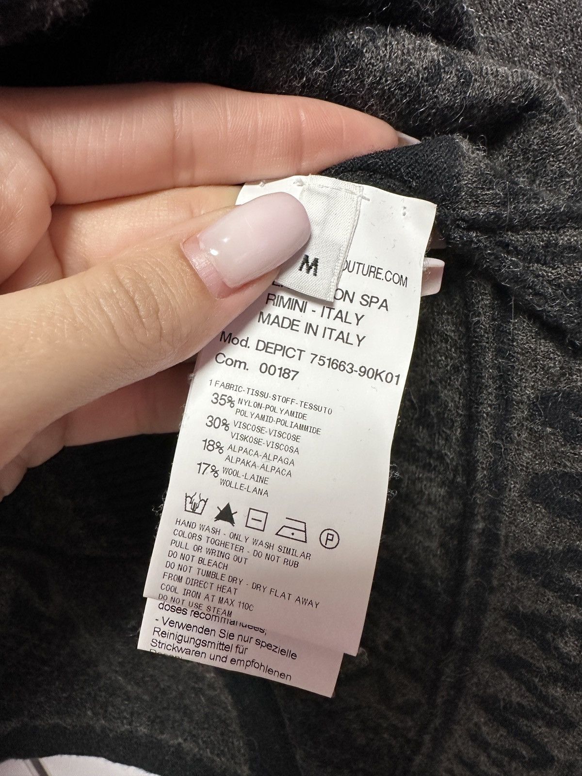 Other HIGH USE wool-laine sweater, unique, rare, Y2k Size M / US 6-8 / IT 42-44 - 11 Thumbnail