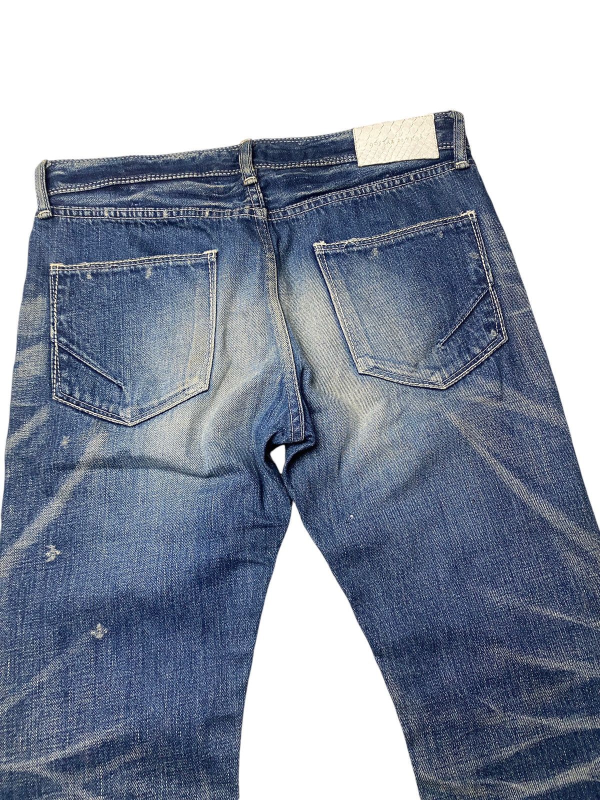 If Six Was Nine 2000's Gostar De Fuga Clawmark Seawash Selvedge Jeans Size US 29 - 5 Thumbnail