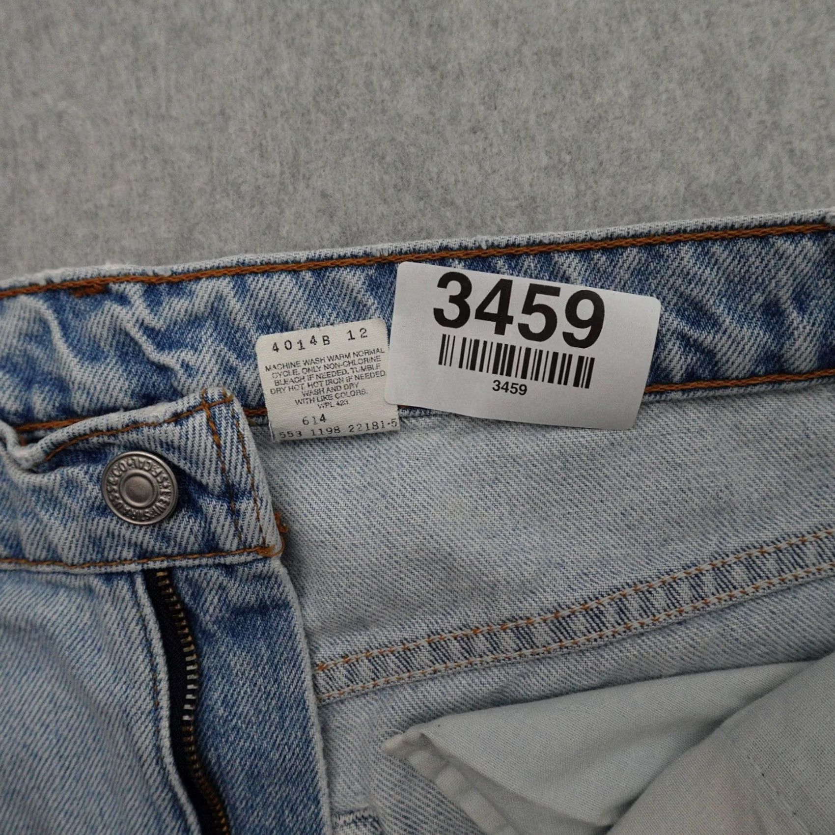 Levi's VTG Levi’s 505 Mens Jeans 38 (38X29) Light Blue Straight Denim 90s Blue Mens Size US 38 / EU 54 - 5 Thumbnail