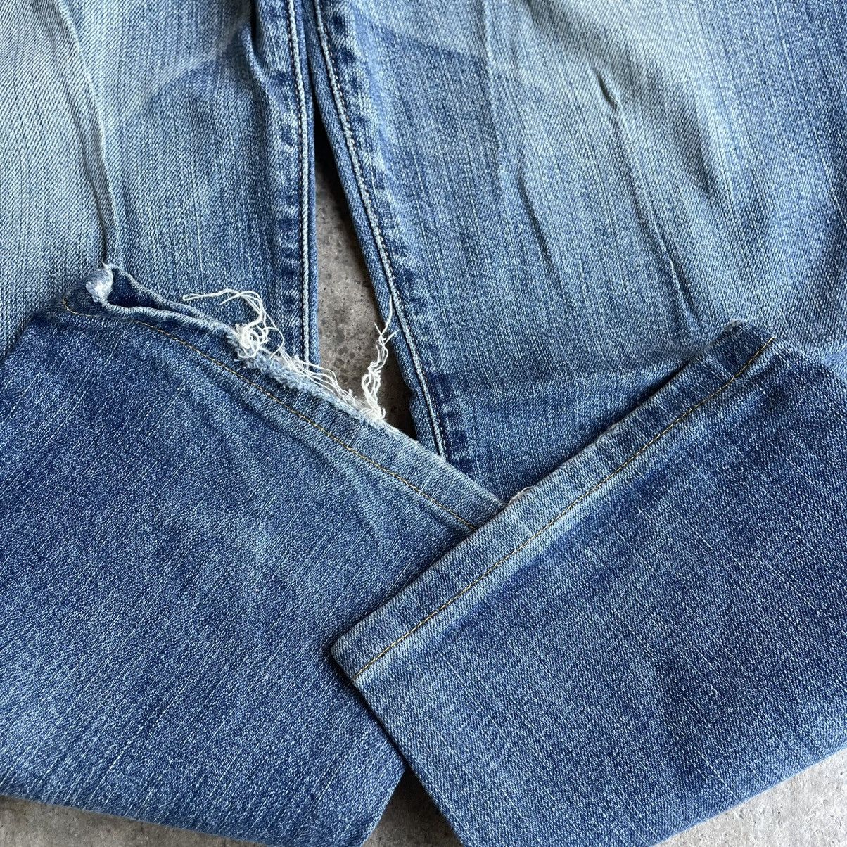 Wrangler 🔥Vintage Wrangler WM0383 Stoned Washed Distress Jeans Size US 34 / EU 50 - 7 Thumbnail