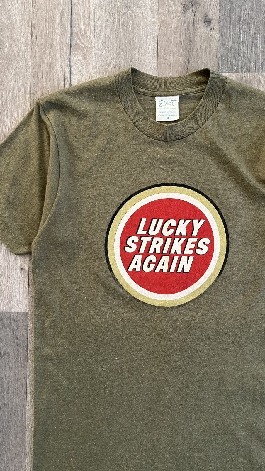Other 80s Lucky Strike “Lucky Strikes Again” Cigarettes Tee Size US S / EU 44-46 / 1 - 3 Thumbnail