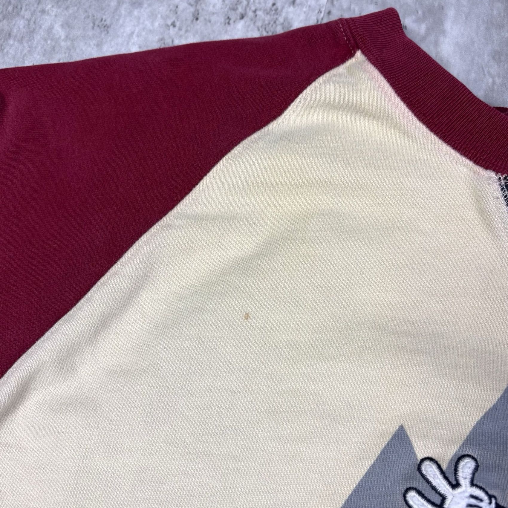 Disney VINTAGE Disney Mickey Mouse Skiing Logo Long Sleeve T Shirt Mens L 90s Classic Outdoor Brown Cotton Crew Neck Logo Regular Size US L / EU 52-54 / 3 - 4 Thumbnail