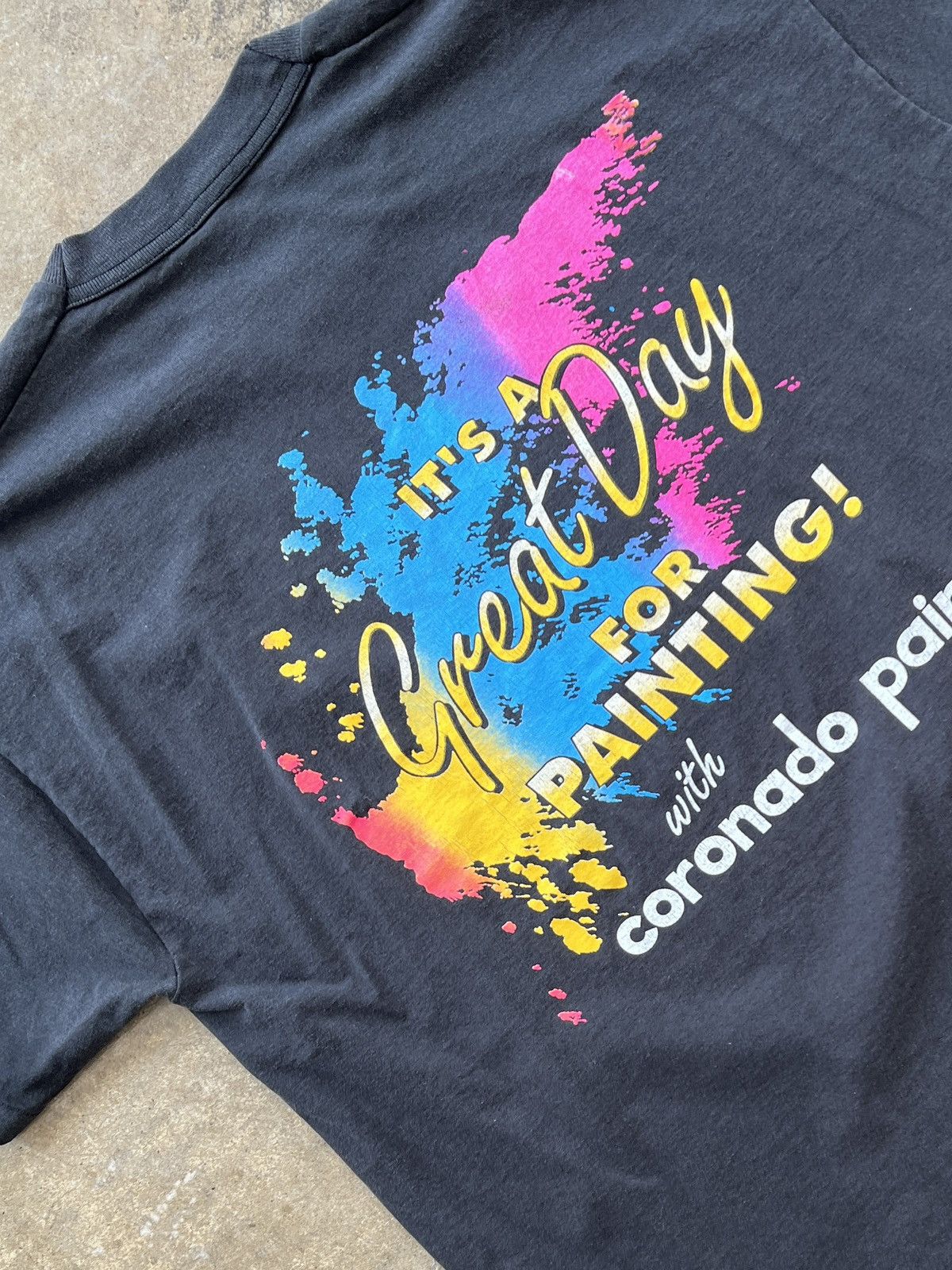 Vintage Vintage 90s Great Day for Painting Copant Coronado Tee XL Size US XL / EU 56 / 4 - 1 Thumbnail
