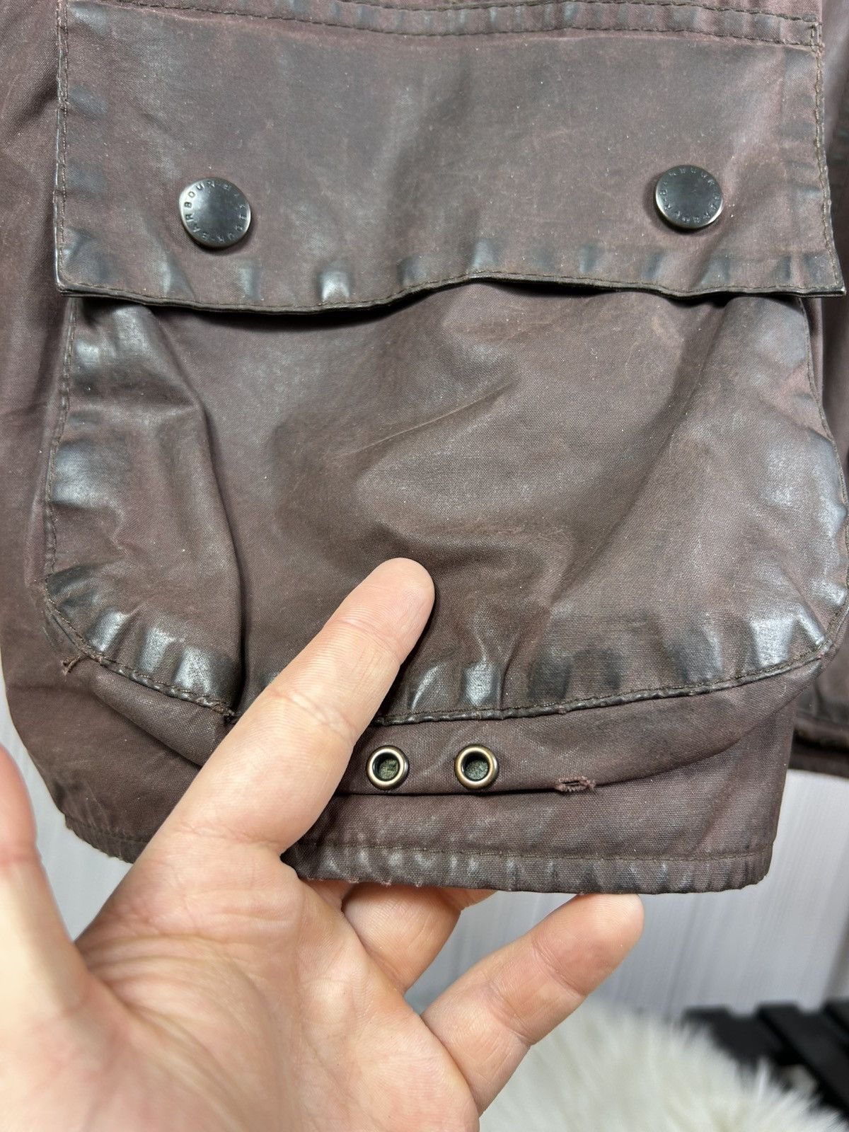 Barbour Vintage Barbour Beaufort A190 Waxed Jacket England Size C42 Size US L / EU 52-54 / 3 - 9 Thumbnail