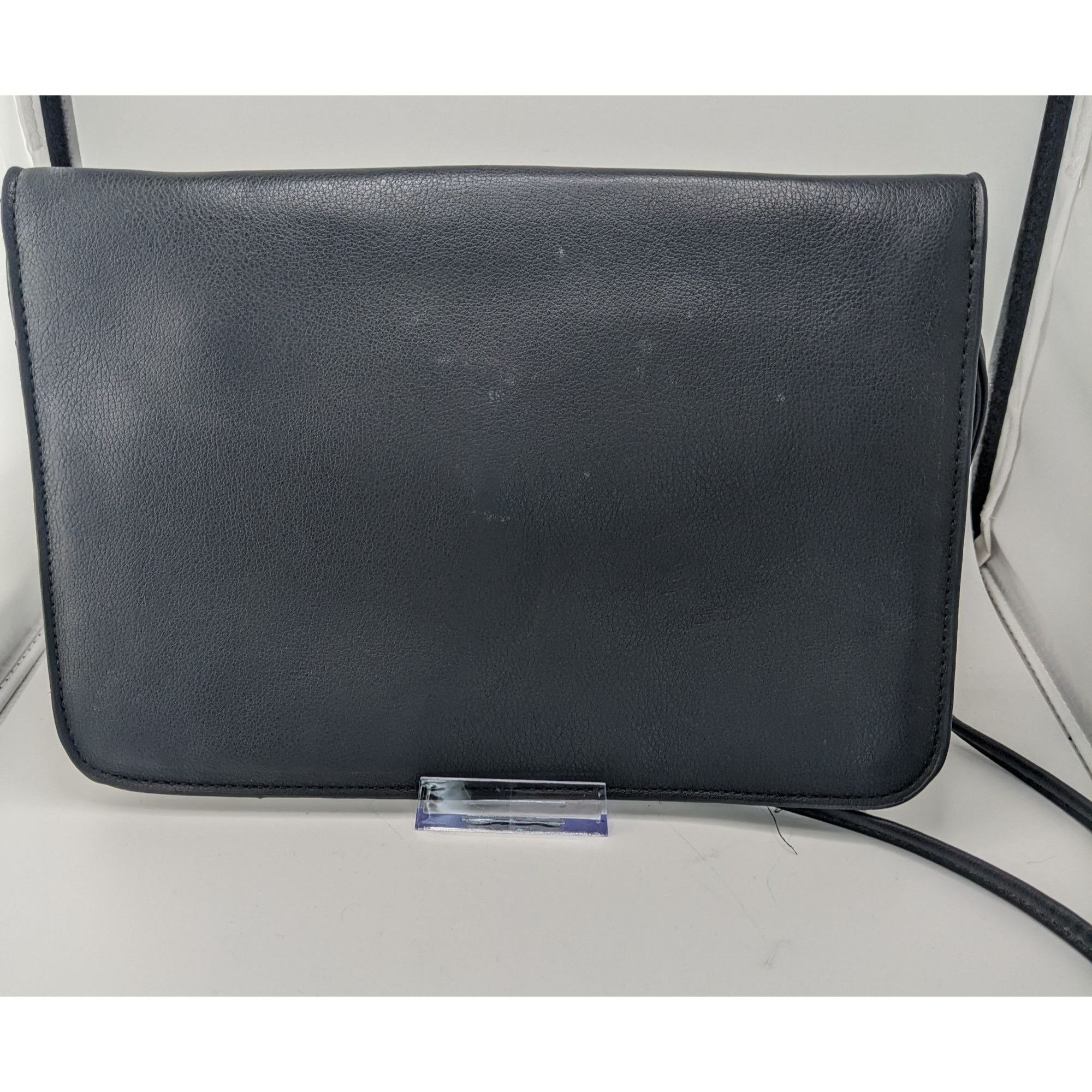 Other Black Leather Bohemian Crossbody Bag With Handwoven Details Size ONE SIZE - 7 Thumbnail