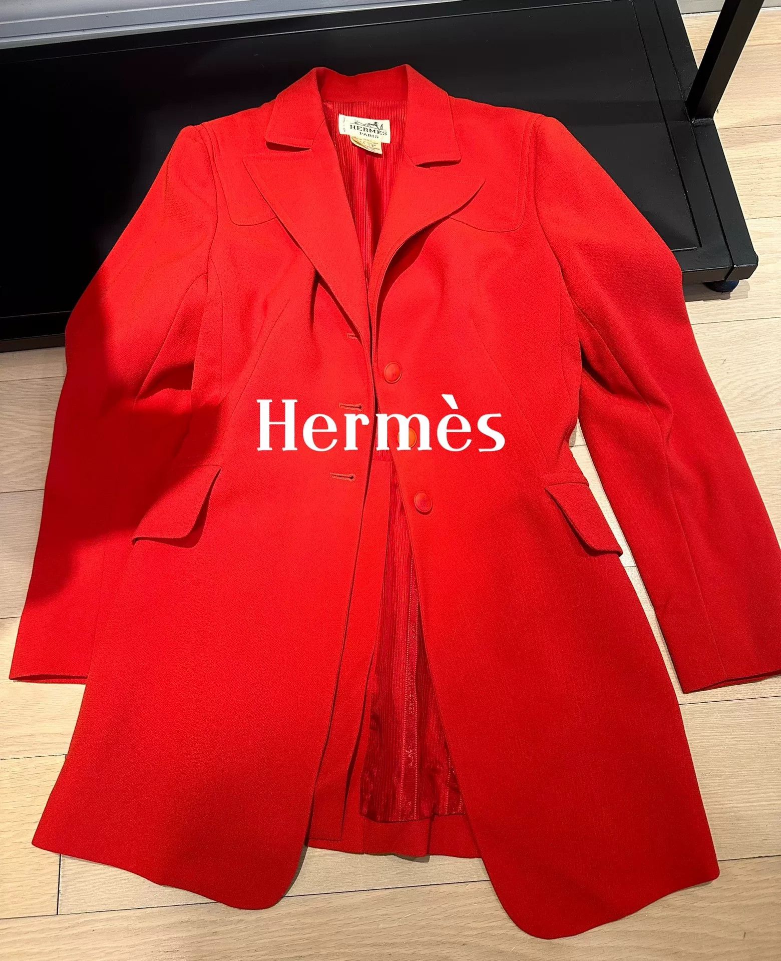 Hermes Hermès Red Wool Coat Size 40 Size US M / EU 48-50 / 2 - 1 Thumbnail