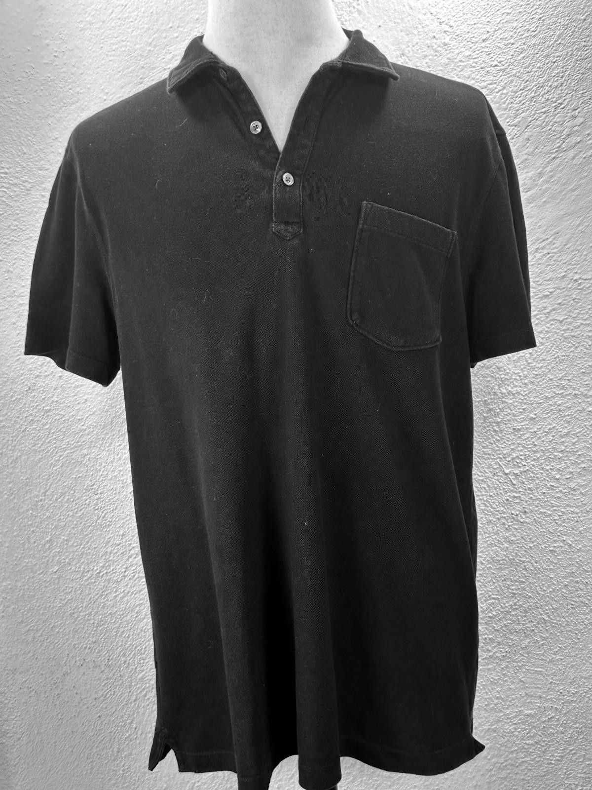 Banana Republic Banana Republic Men's Large Black Wicking Pique Polo Shirt Size US L / EU 52-54 / 3 - 1 Thumbnail
