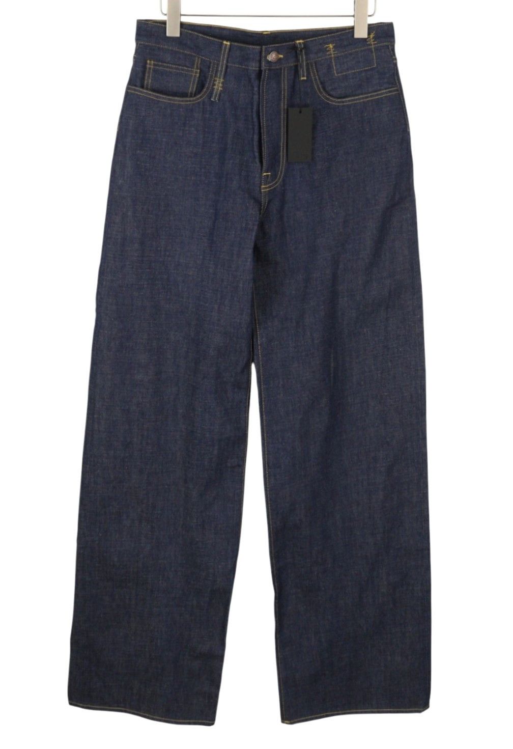 R13 LISA BAGGY 27 Bain Blue Rigid Denim 88193 Size 27" / US 4 / IT 40 - 1 Thumbnail