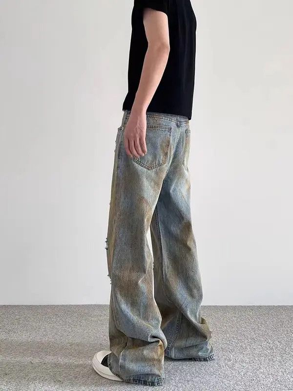 VIBE High street ripped Y2K hip hop baggy jeans Size US 32 / EU 48 - 3 Thumbnail