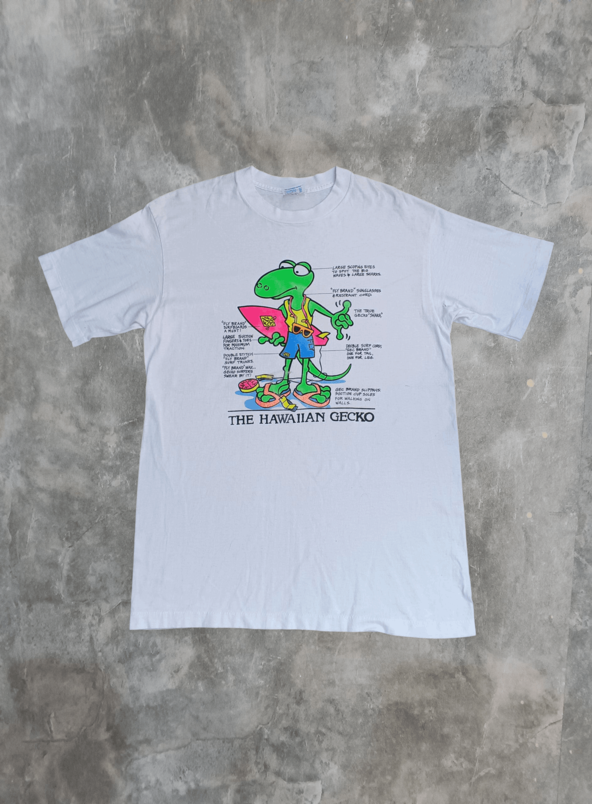 Vintage Vintage 90s The Hawaii Gecko Surf Size L Size US L / EU 52-54 / 3 - 1 Thumbnail