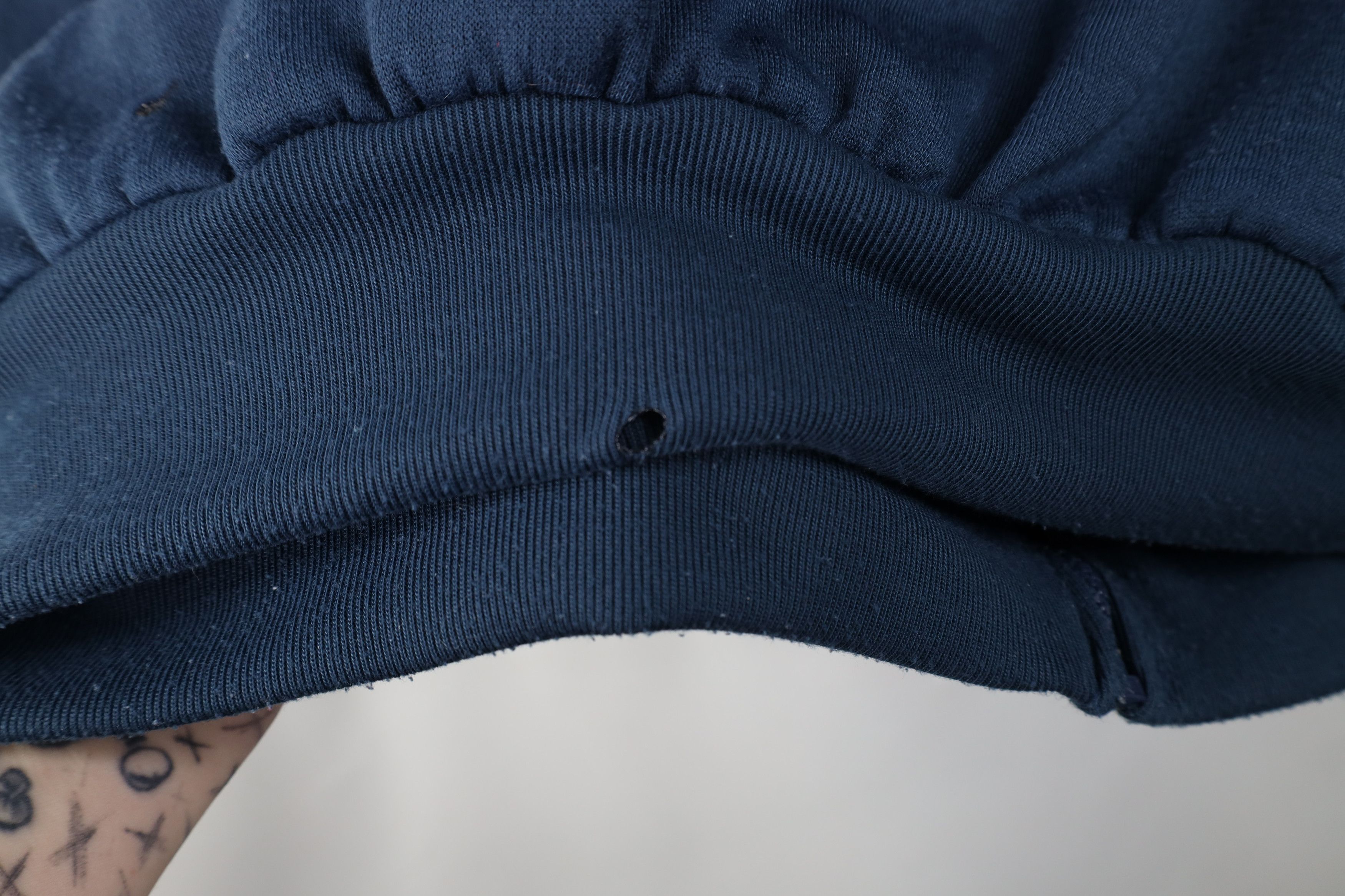 Vintage Vintage 90s Streetwear Thermal Waffle Knit Lined Hoodie Size US XL / EU 56 / 4 - 12 Thumbnail