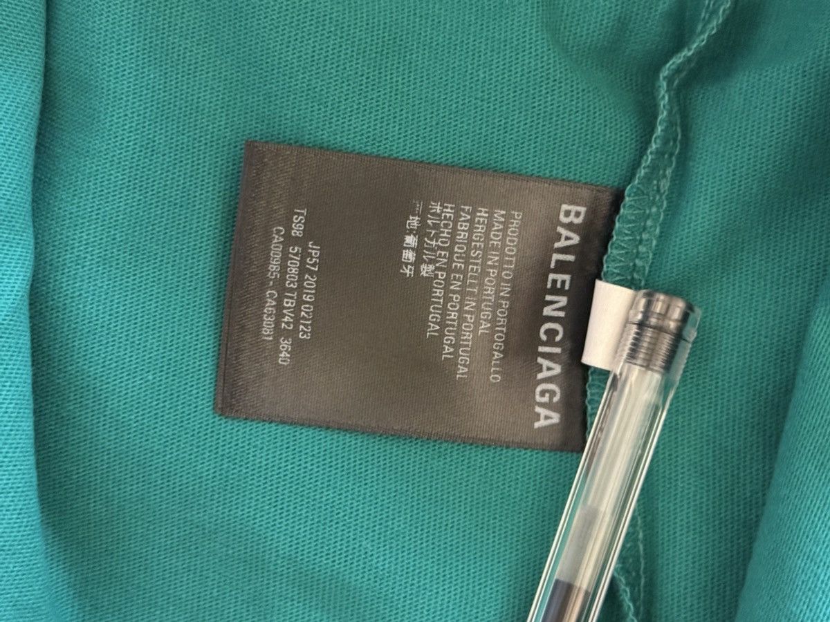 Balenciaga Balenciaga deep green t shirt Size US XXS / EU 40 - 7 Thumbnail