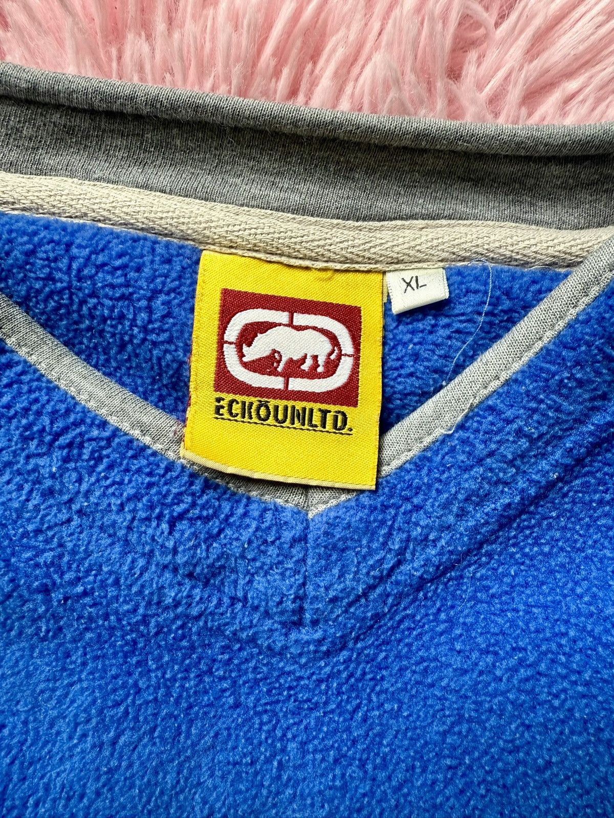 Ecko Unltd. Vintage Mark Ecko Unltd Graffiti Blue Embroidered Sweater Size US XL / EU 56 / 4 - 2 Thumbnail