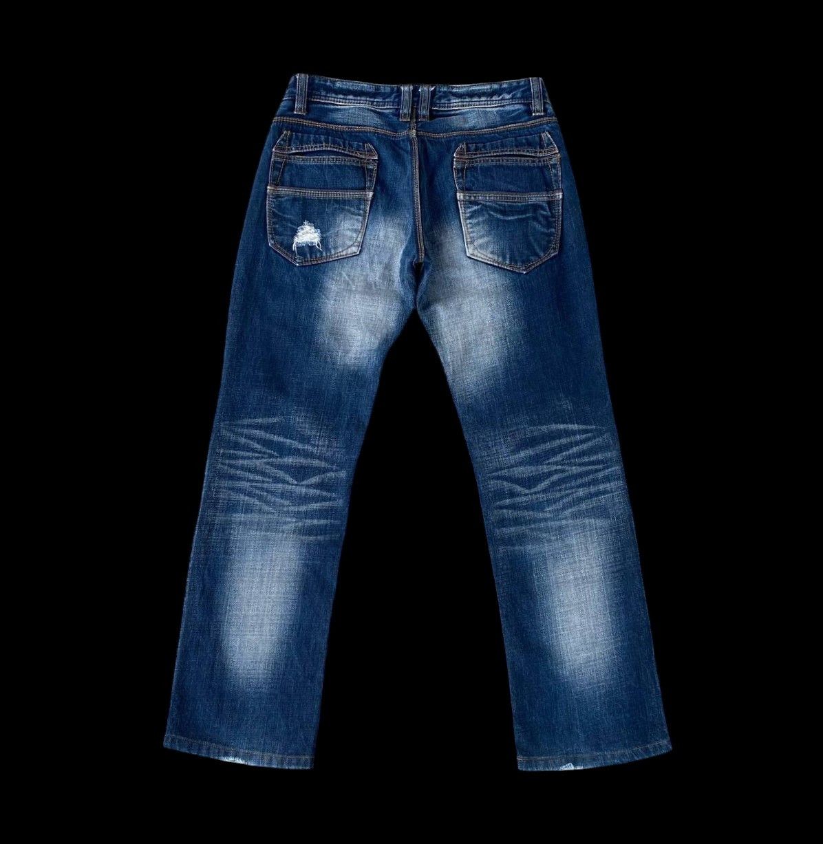 HIDEAWAYS Japan Hideaways Nicole Distressed "Engineered"Panelled Denim Size US 30 / EU 46 - 10 Thumbnail