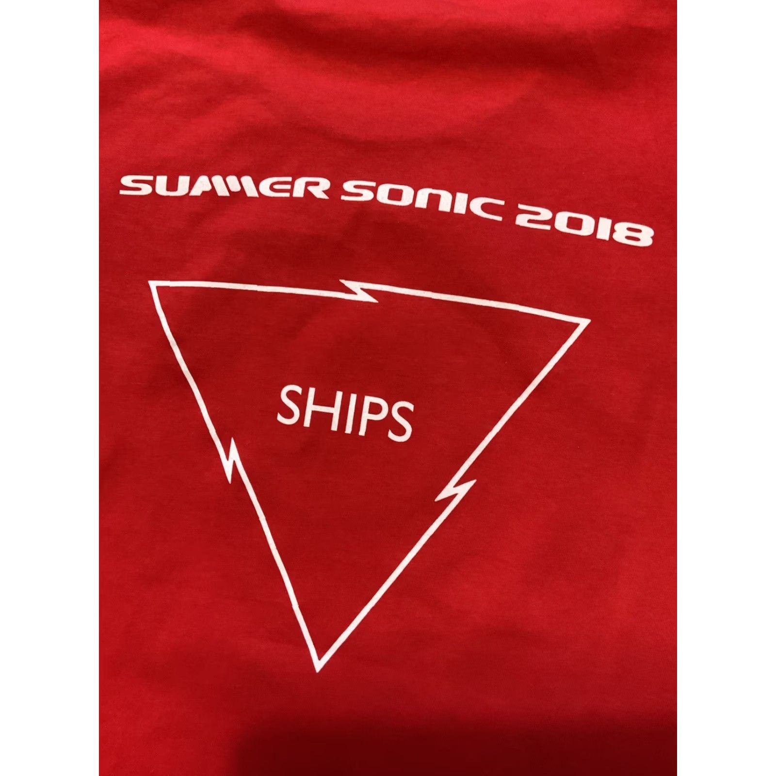 Vintage VINTAGE Ships Summer Sonic Music Festival 2018 Made In Japan Red Crewneck T-Shirt Sz. M Mens Size US M / EU 48-50 / 2 - 7 Thumbnail