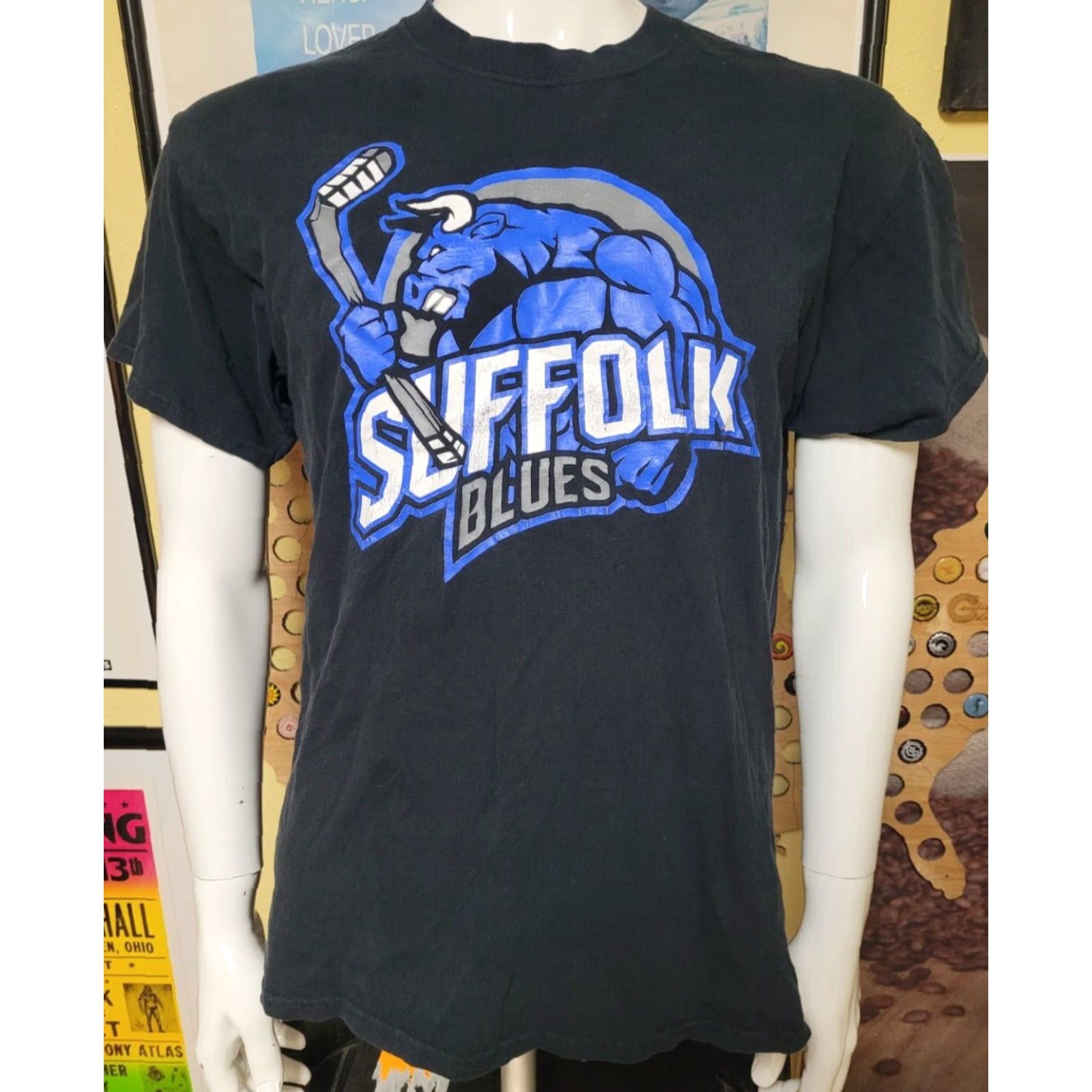 Vintage VINTAGE Suffolk County Police Department Blues Hockey Team T Shirt SCPD NY Large Size US L / EU 52-54 / 3 - 2 Thumbnail