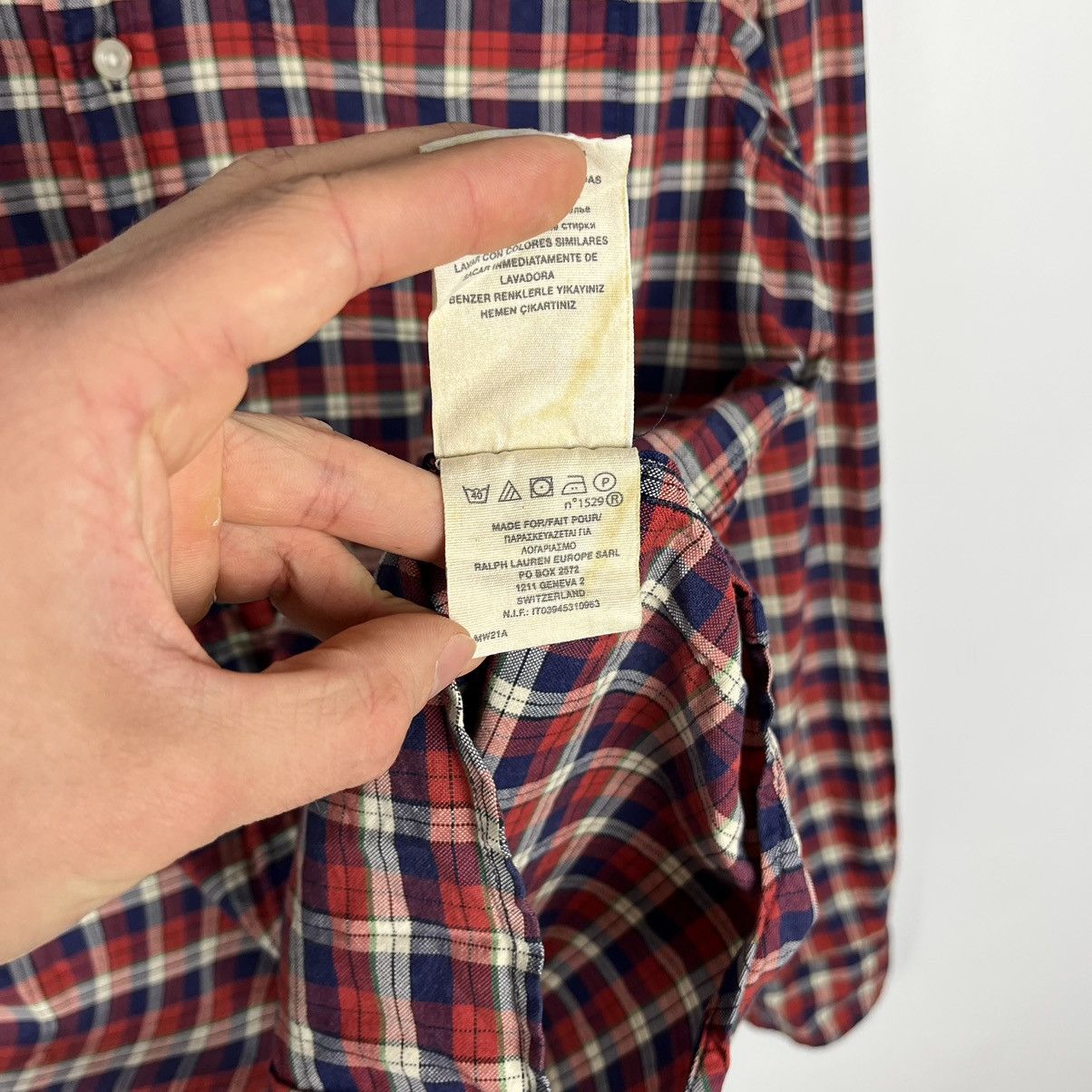 Denim & Supply Ralph Lauren Y2K Denim Supply Ralph Lauren Plaid Shirt Heavy Cotton Size US M / EU 48-50 / 2 - 6 Thumbnail