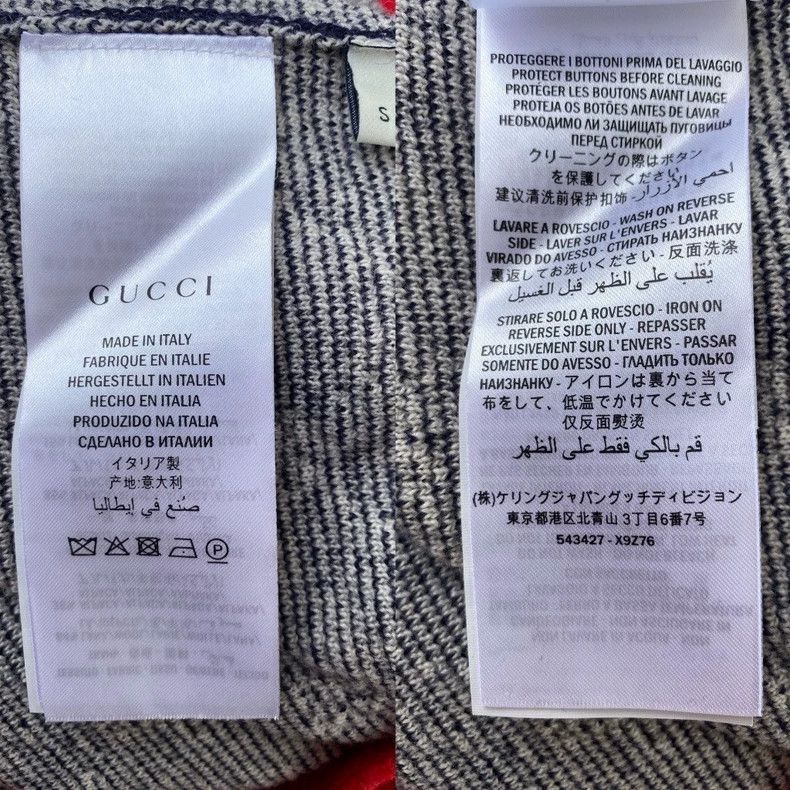 Gucci Gucci Red Blue Knit Cardigan For Women-2506 Size US S / EU 44-46 / 1 - 7 Thumbnail