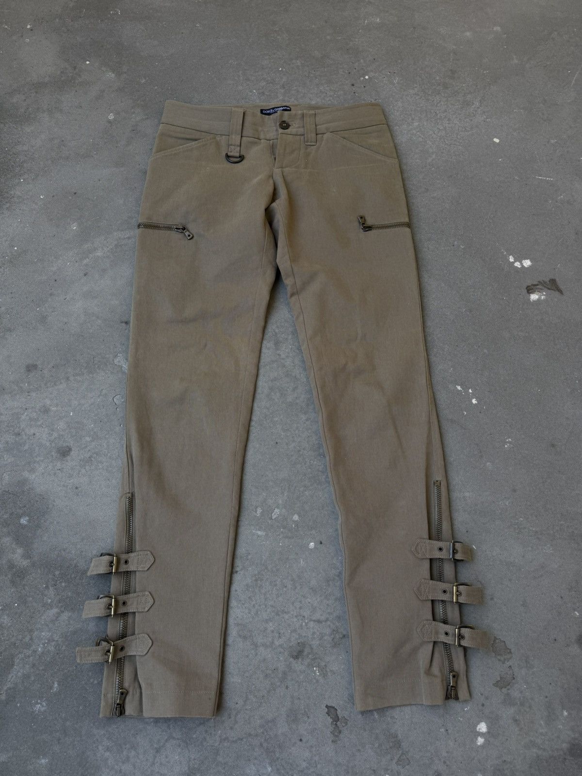 Dolce & Gabbana Dolce & Gabbana AW03 Buckled Pants Size US 30 / EU 46 - 1 Thumbnail
