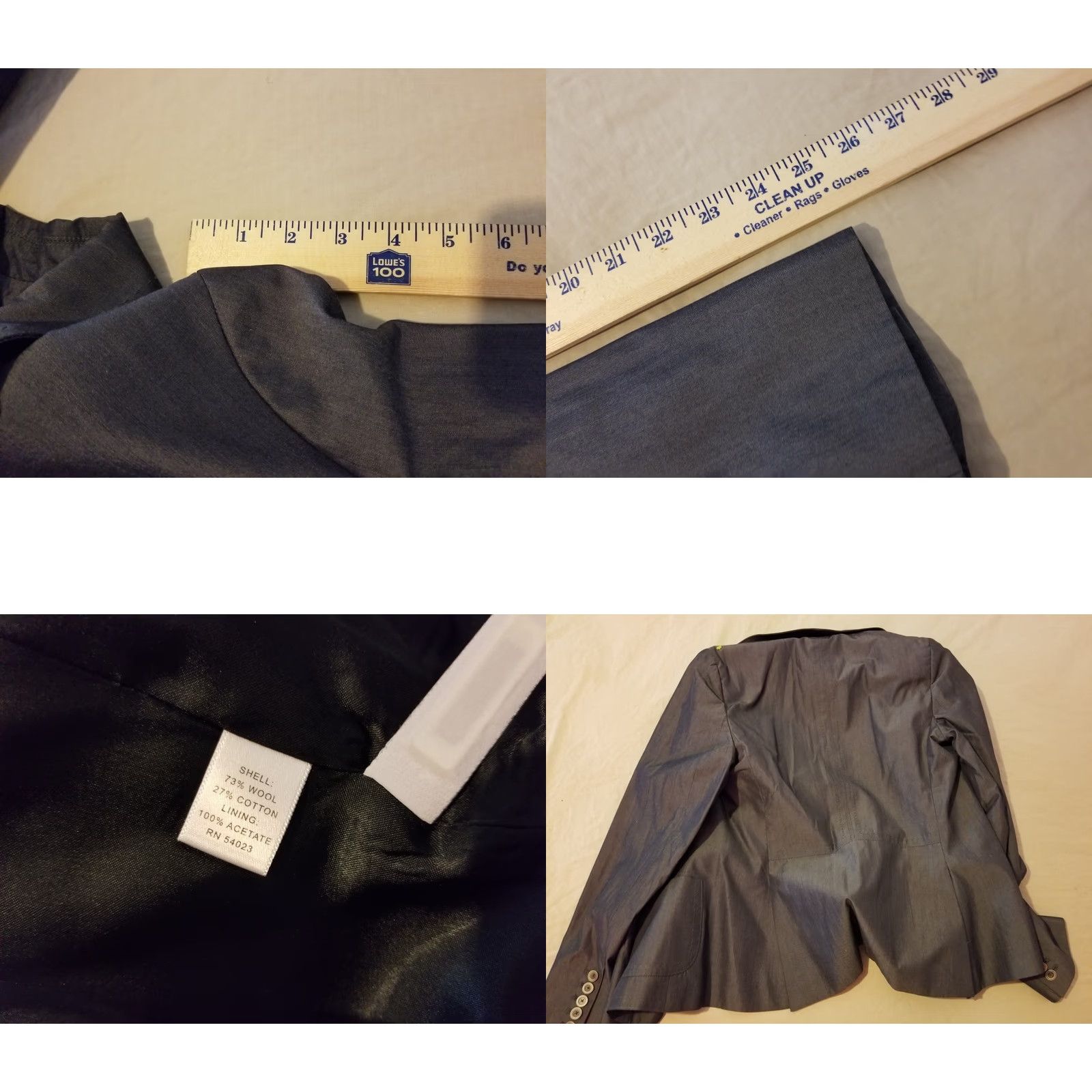 Banana Republic VINTAGE? No — (Note: Original is not vintage) Banana Republic Wool Blazer Shirt? Size L / US 10 / IT 46 - 8 Thumbnail