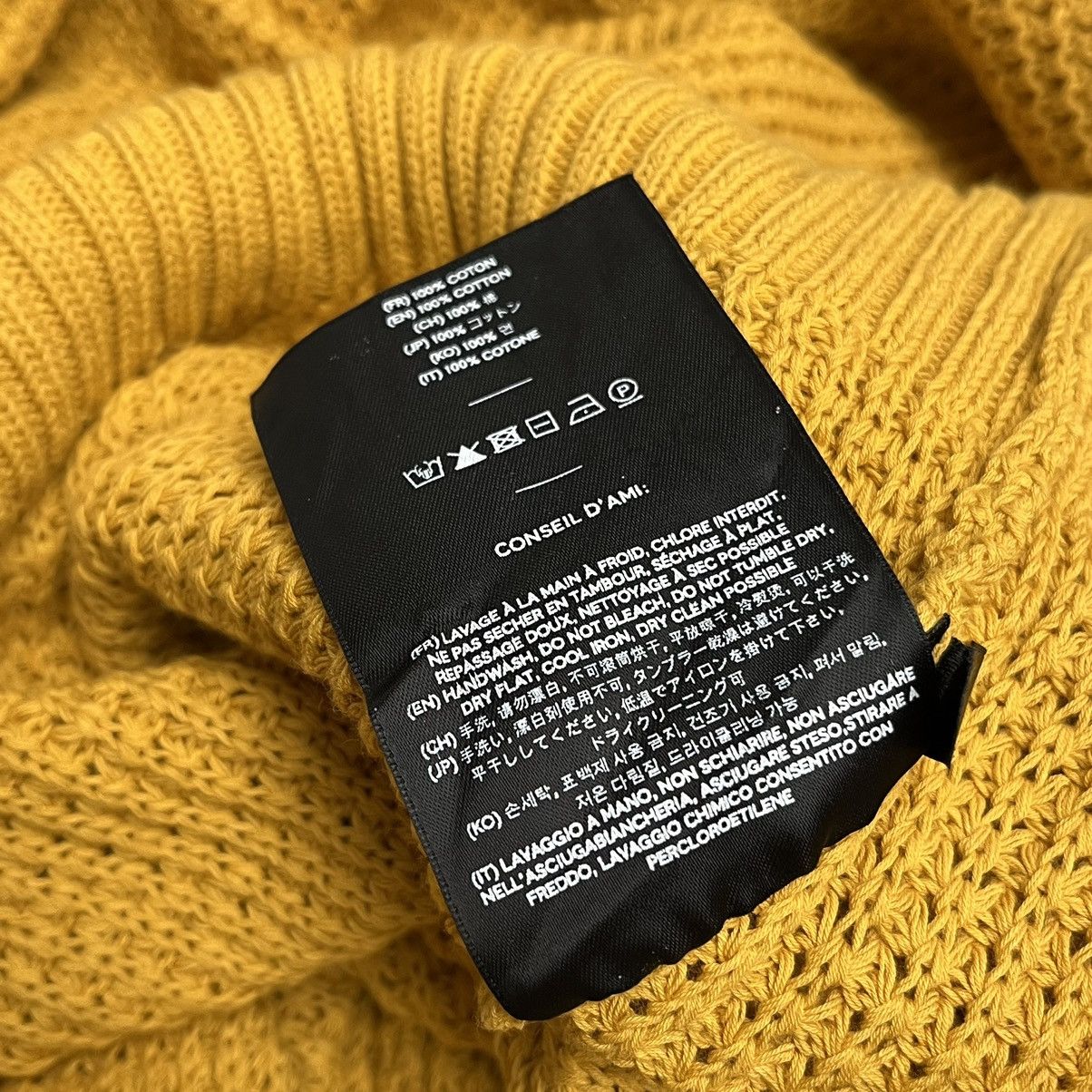 AMI Sweatshirt Men Ami Alexandre Mattiussi Mustard Yellow Size US L / EU 52-54 / 3 - 8 Thumbnail