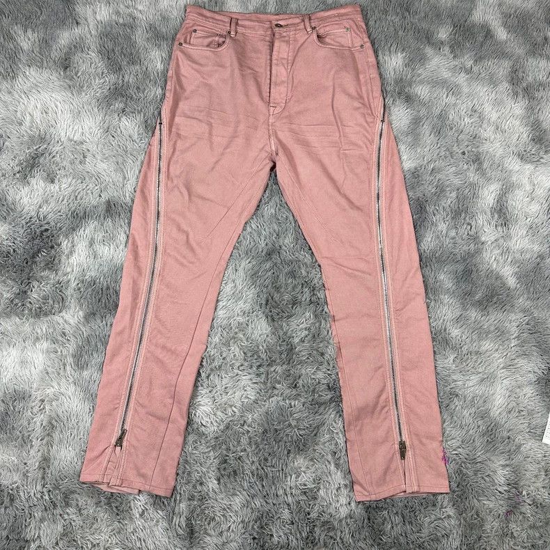 Rick Owens rick owens Rare Pink Zipper Pants Size US 32 / EU 48 - 3 Thumbnail