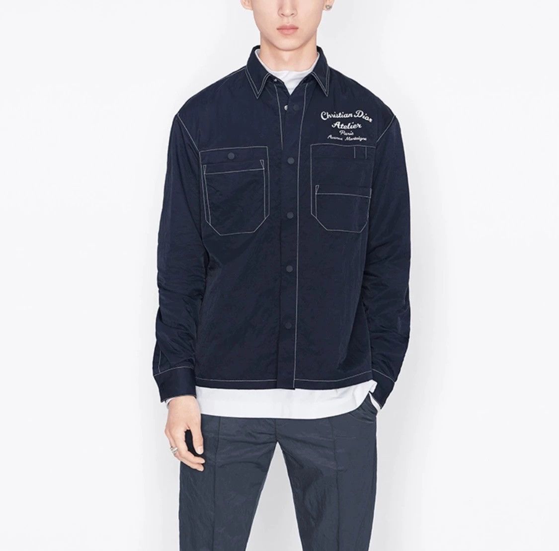 Dior Dior Embroidered Logo Shacket 41 Size US XS / EU 42 / 0 - 5 Thumbnail