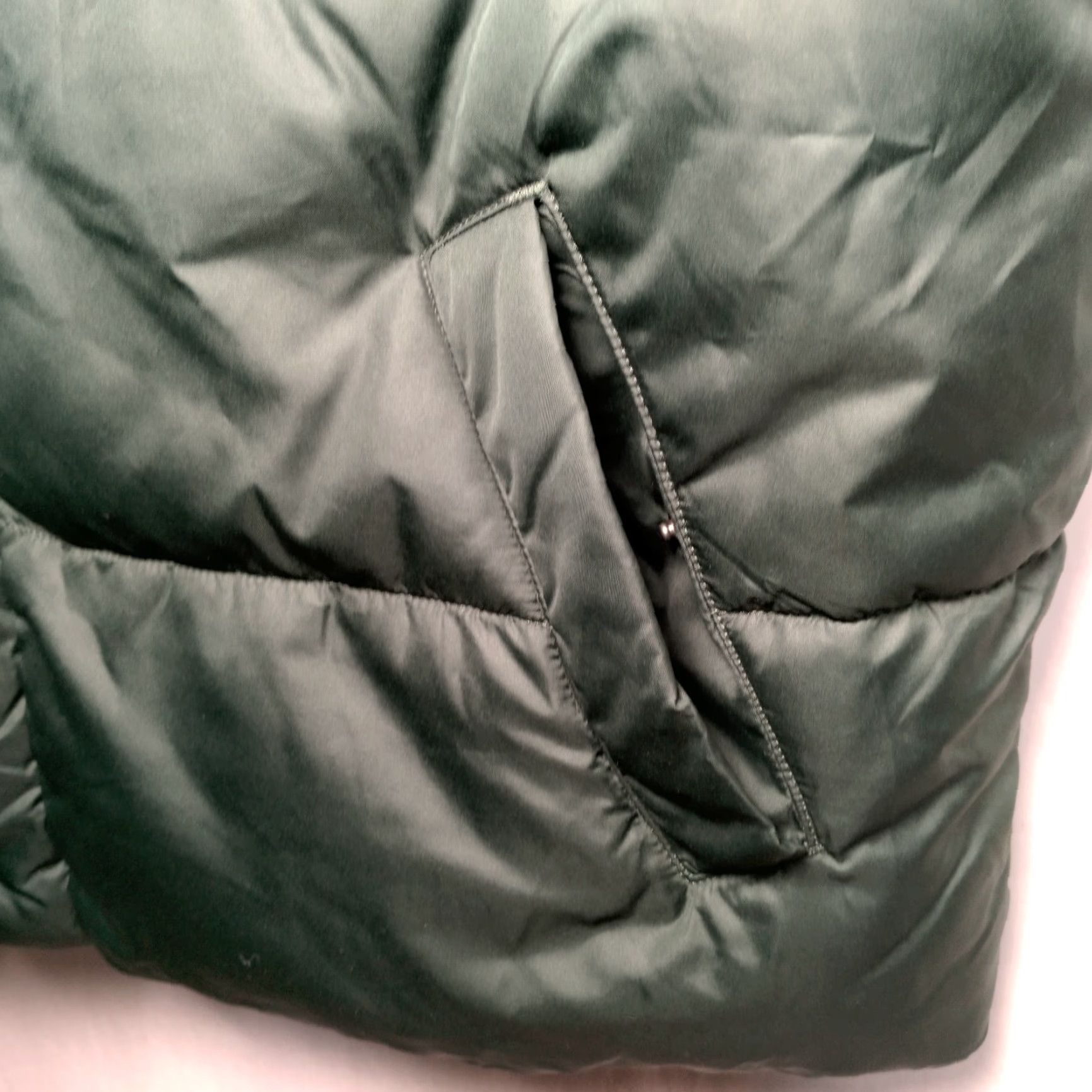Old Navy VINTAGE Old Navy Puffer Vest Men XXL Forest Green Jacket Snap Zip Up Recycled Size US XXL / EU 58 / 5 - 7 Thumbnail