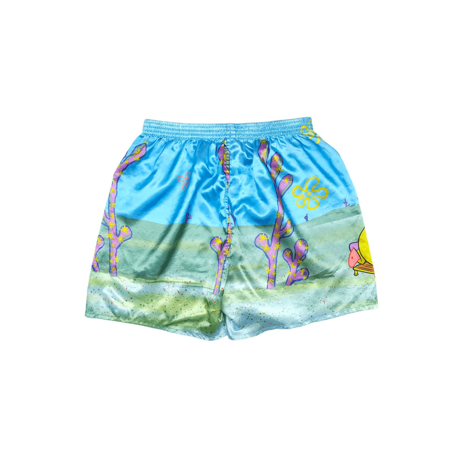 Nickelodeon 💎 Vintage XL Spongebob Full Print Crazy Shorts Nickelodeon Size US 34 / EU 50 - 2 Thumbnail