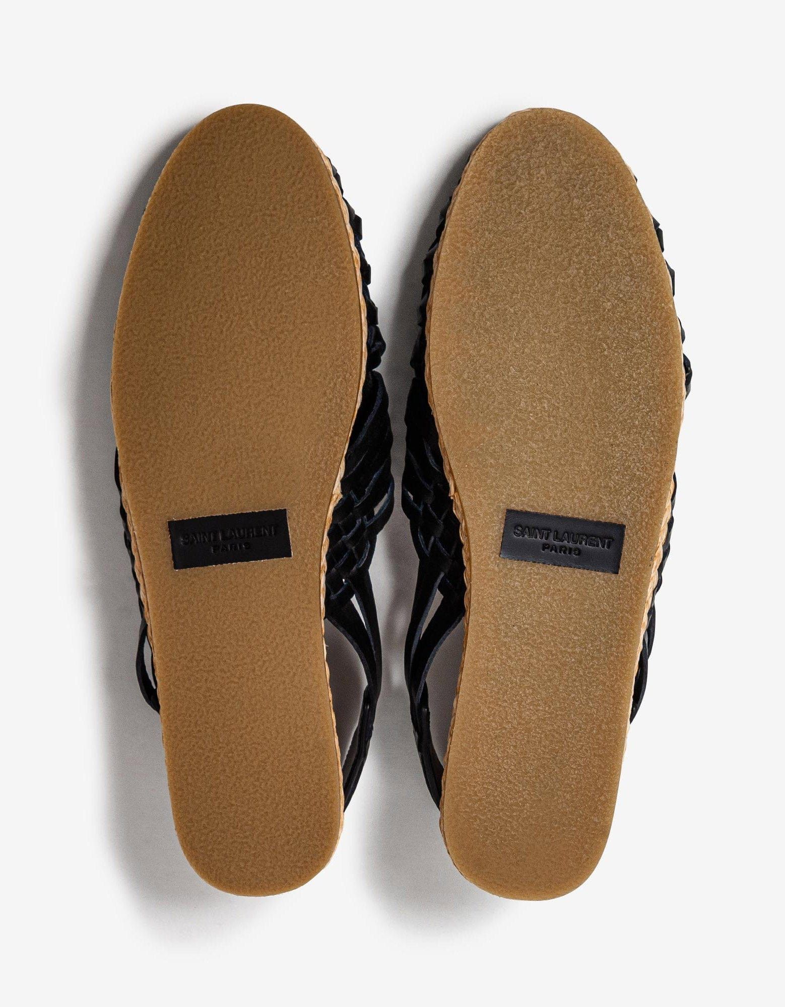 Saint Laurent Paris Saint Laurent Black Sidi Leather Sandals Size US 12 / EU 45 - 7 Thumbnail