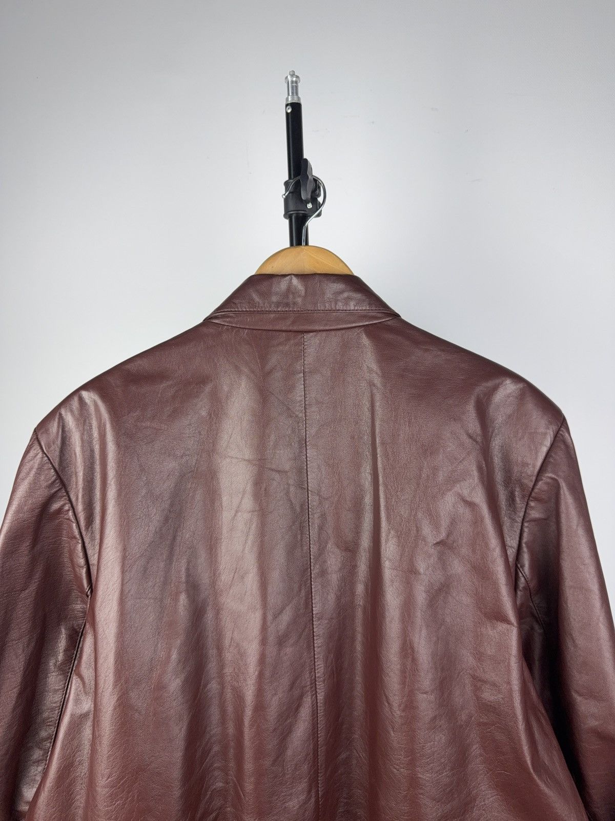 Leather Vintage 90s Avant Garde Y2K Leather MOTO Jacket Rock Punk Size US XL / EU 56 / 4 - 11 Thumbnail