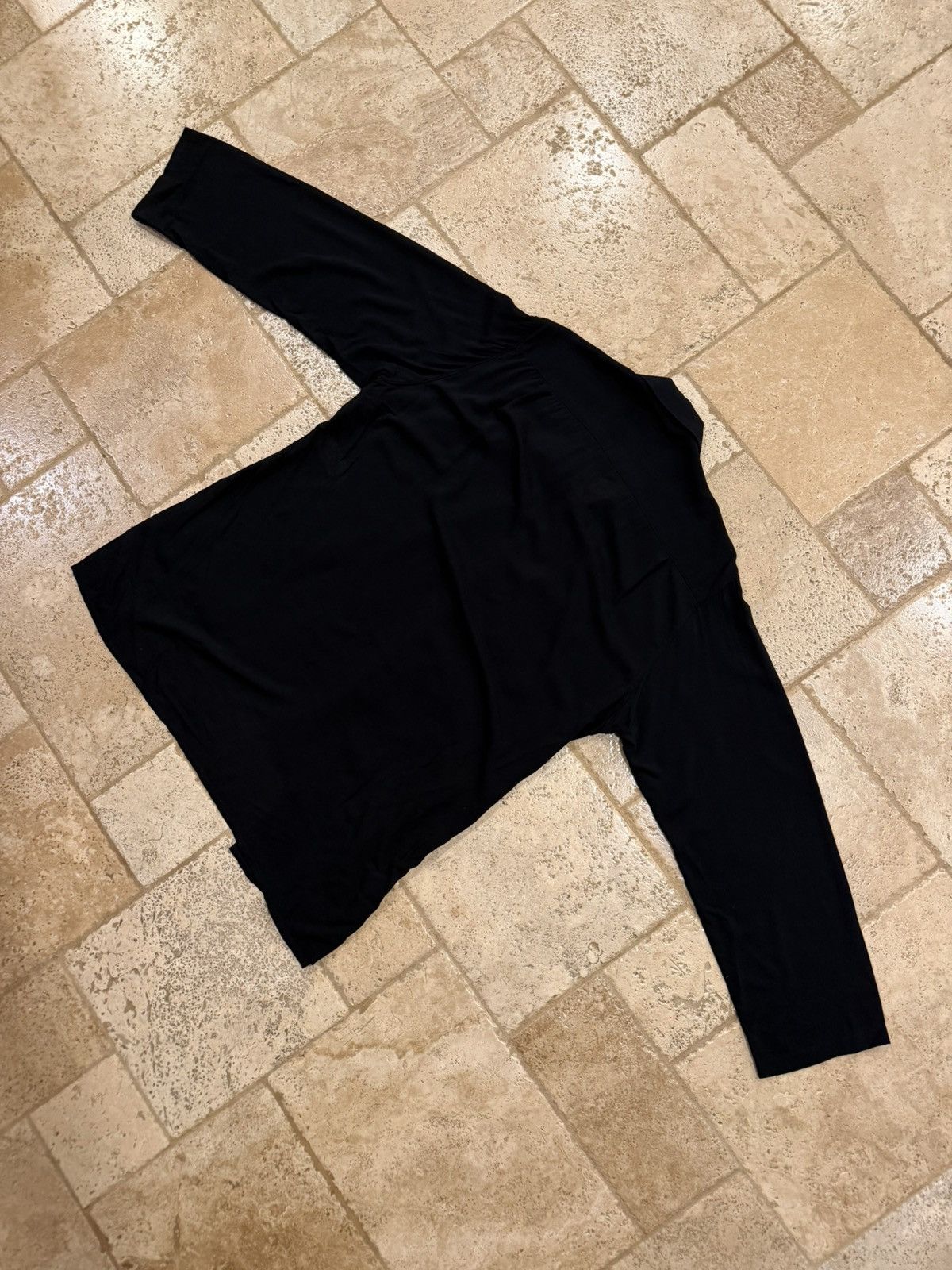 Yohji Yamamoto Yohji Yamamoto Homme Black/Navy Taoist Robe Button Up Shirt Size US L / EU 52-54 / 3 - 10 Thumbnail