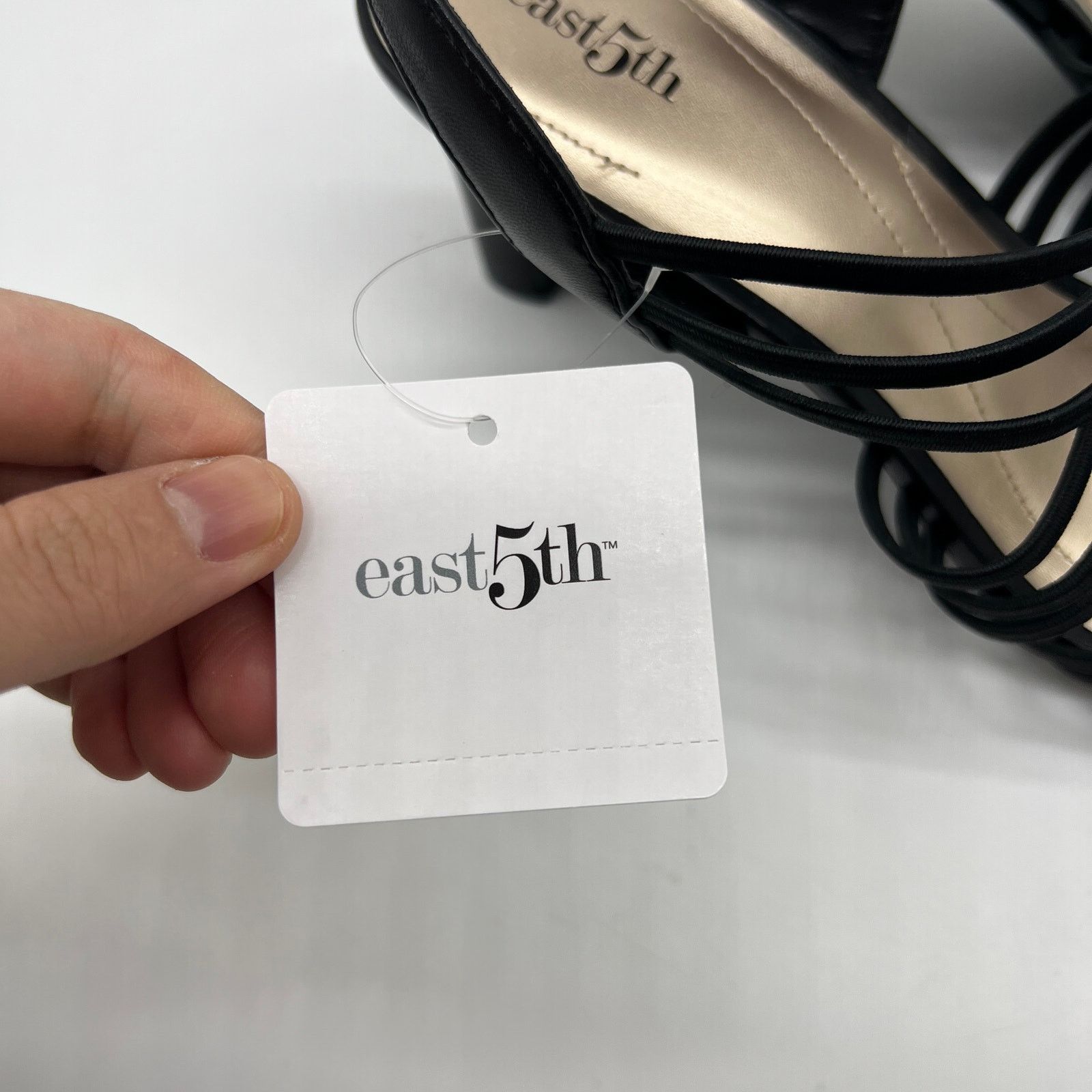 Other east 5th Womens Niko Heeled Sandals Black Size 10M Size US 10 / IT 40 - 7 Thumbnail
