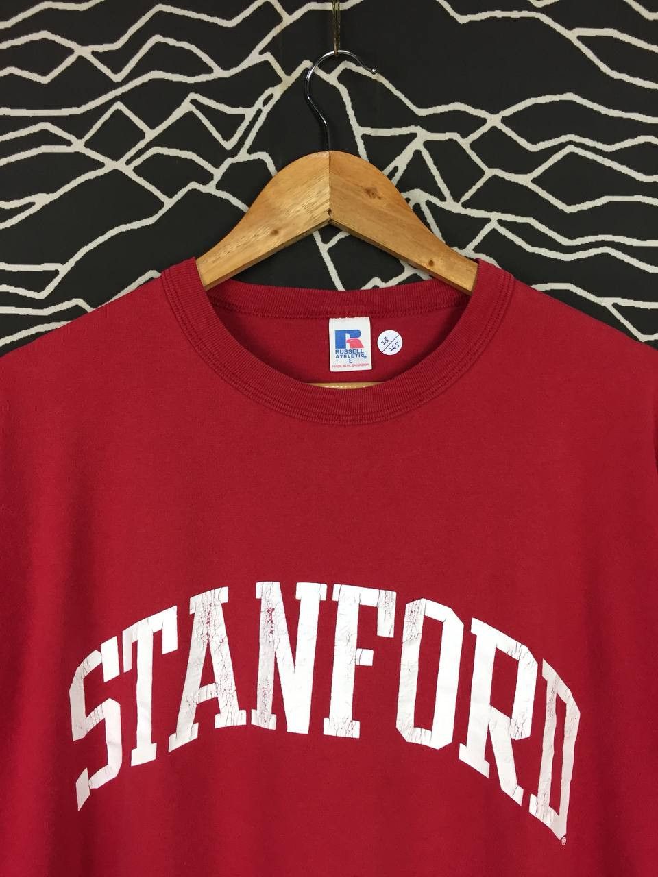 Russell Athletic × Vintage Vtg Russell Athletic Stanford University Spell Out Logo Tee Size US L / EU 52-54 / 3 - 3 Thumbnail