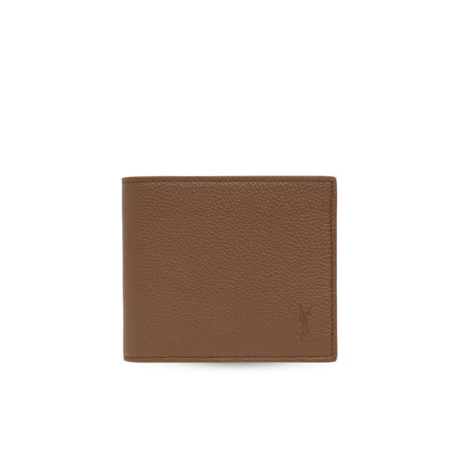 Saint Laurent Paris SAINT LAURENT Brown Leather Wallet New & Authentic Size ONE SIZE - 1 Thumbnail