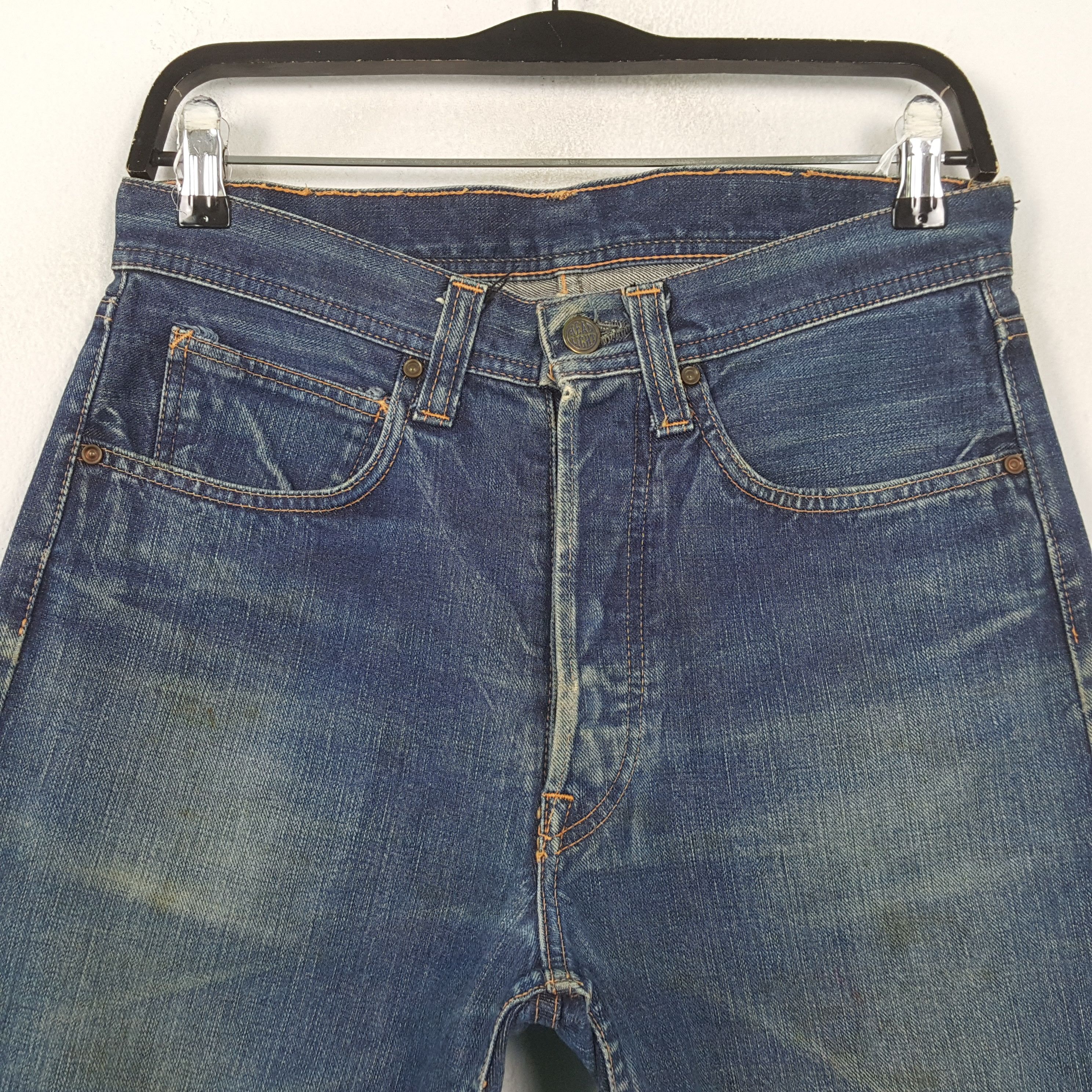 Vintage Head Light Japanese Streetwear Style Jeans RR13 Size US 30 / EU 46 - 2 Thumbnail
