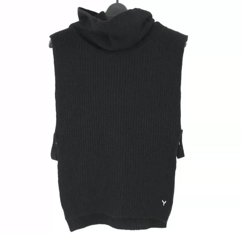 Yohji Yamamoto Yohji Yamamoto size os 19AW Hooded Wool Knit Vest 2506-Nex Size US M / EU 48-50 / 2 - 1 Thumbnail