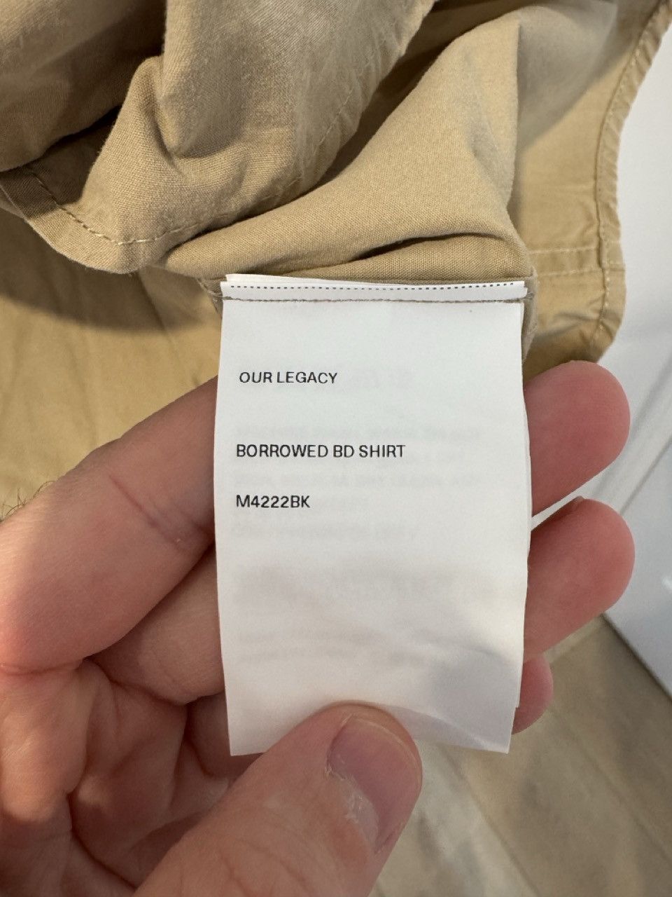 Our Legacy Khaki Shirt Size US L / EU 52-54 / 3 - 5 Thumbnail
