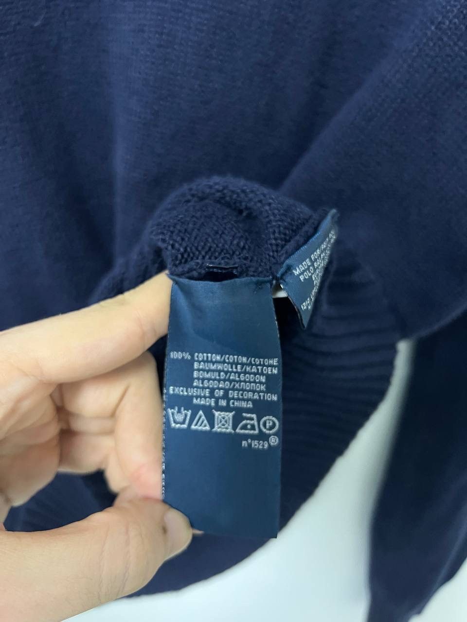 Polo Ralph Lauren Vintage 90s Polo Ralph Lauren 1/4 Zip Sweater Knit sz M Size US M / EU 48-50 / 2 - 8 Thumbnail