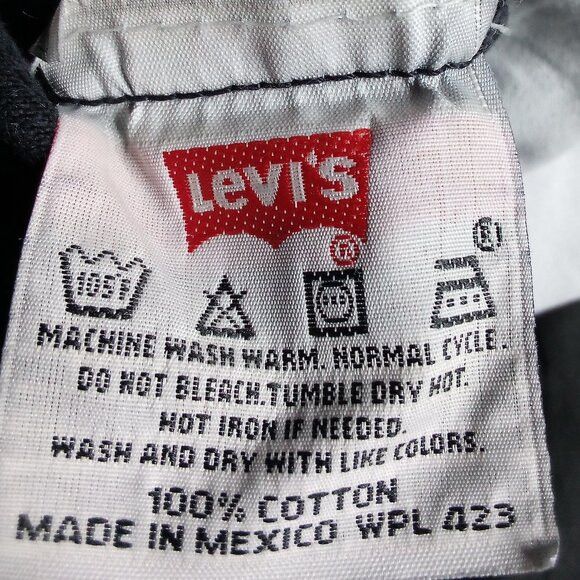 Levi's Vintage Clothing Vintage Levi's 501 Button Fly Black Denim Jeans 32x30 Size US 32 / EU 48 - 6 Thumbnail