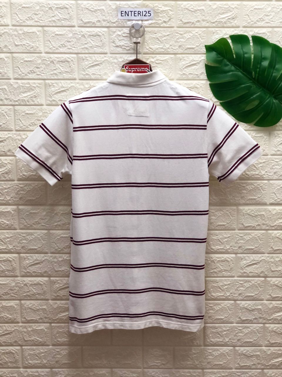 Japanese Brand vintage UNIQLO ORIGINAL WASH STRIPES POLO SHIRT Size US L / EU 52-54 / 3 - 10 Thumbnail