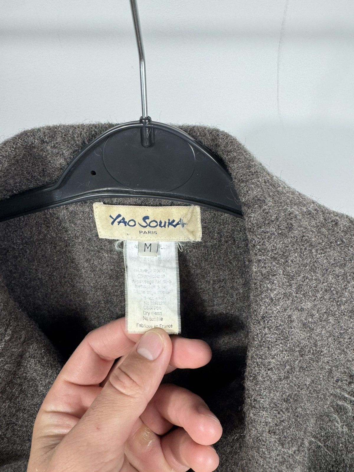 Other Yao Souka Paris Wool Blazer Jacket Gray Made in France M Size M / US 6-8 / IT 42-44 - 4 Thumbnail